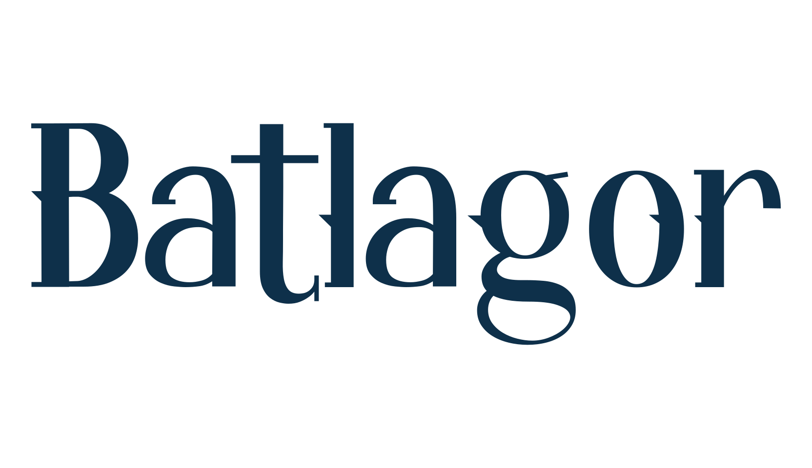 Batlagor, retro font preview