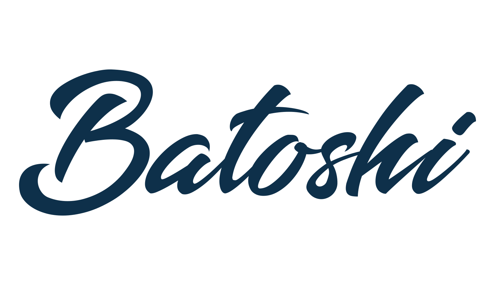 Batoshi, brush font preview