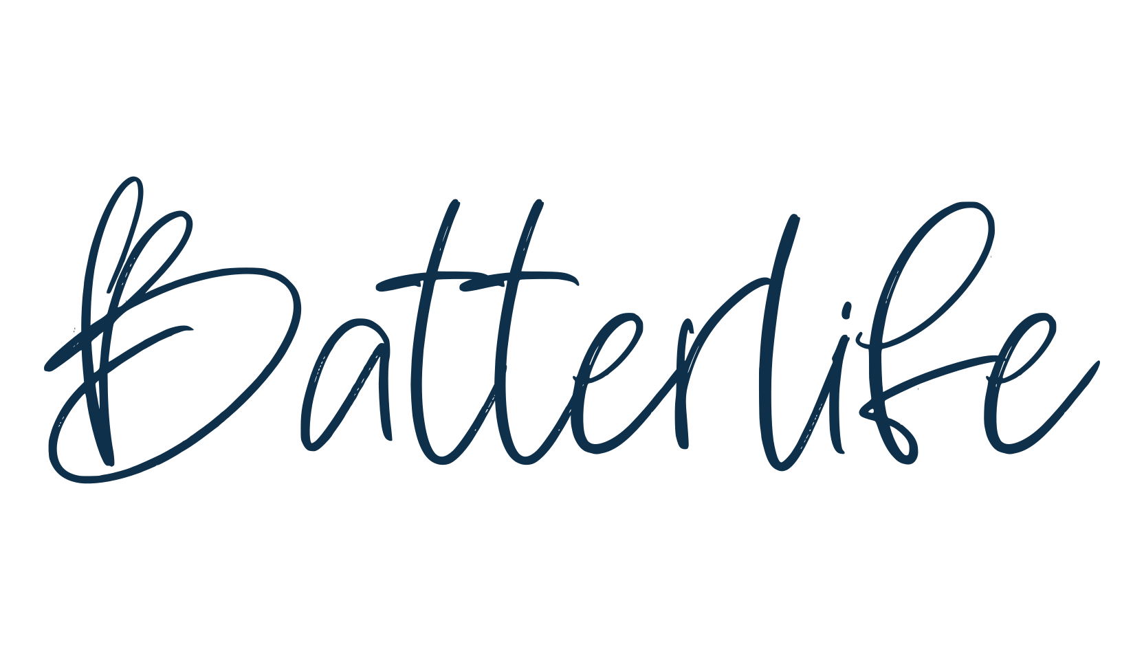 Batterlife, script handwritten fancy decorative calligraphy font preview