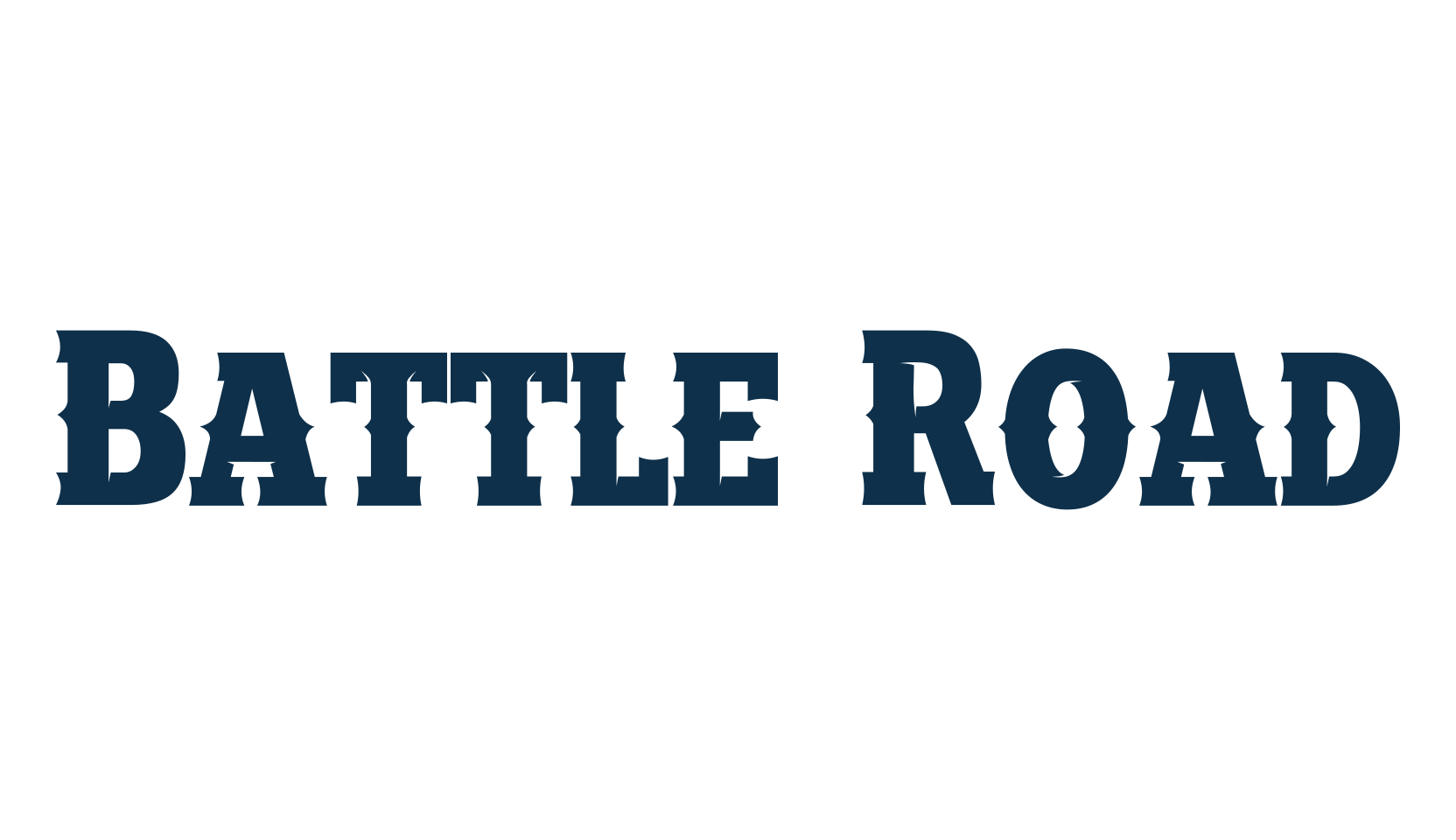 Battle Road, fancy western decorative font preview