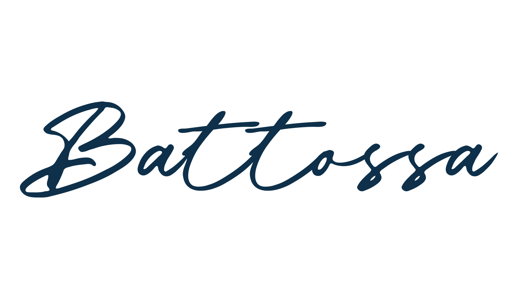 Battossa, script handwritten fancy decorative calligraphy font preview
