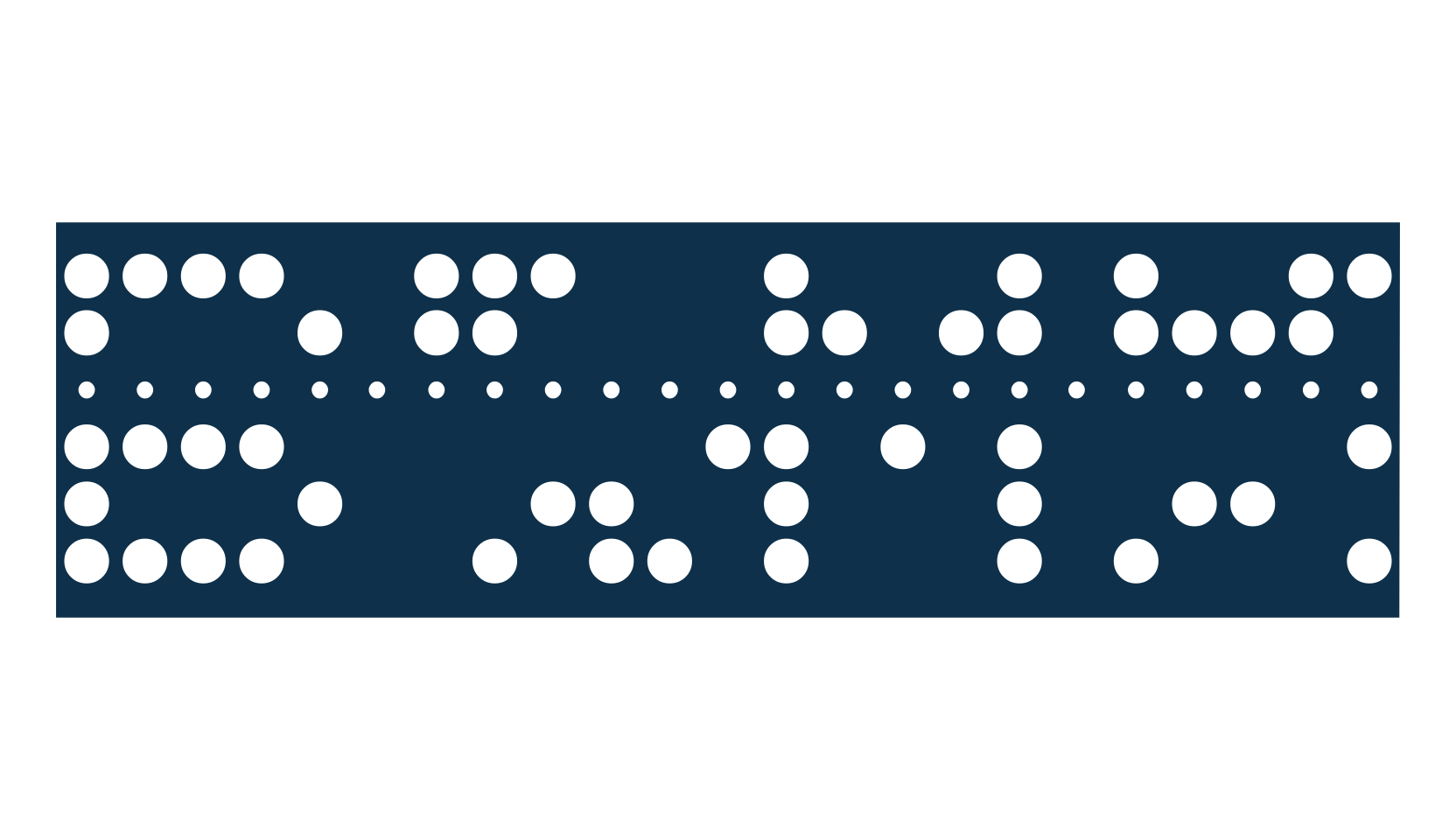 Baudot Murray, techno lcd sci-fi font preview