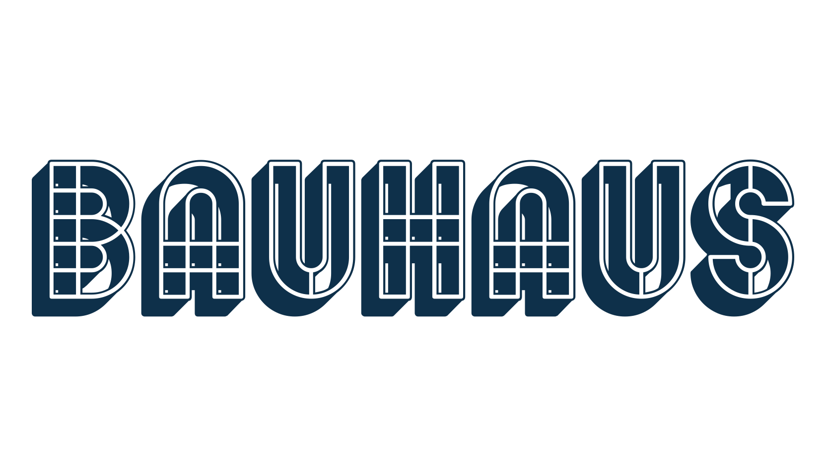 Bauhaus (bauhaus), various font preview