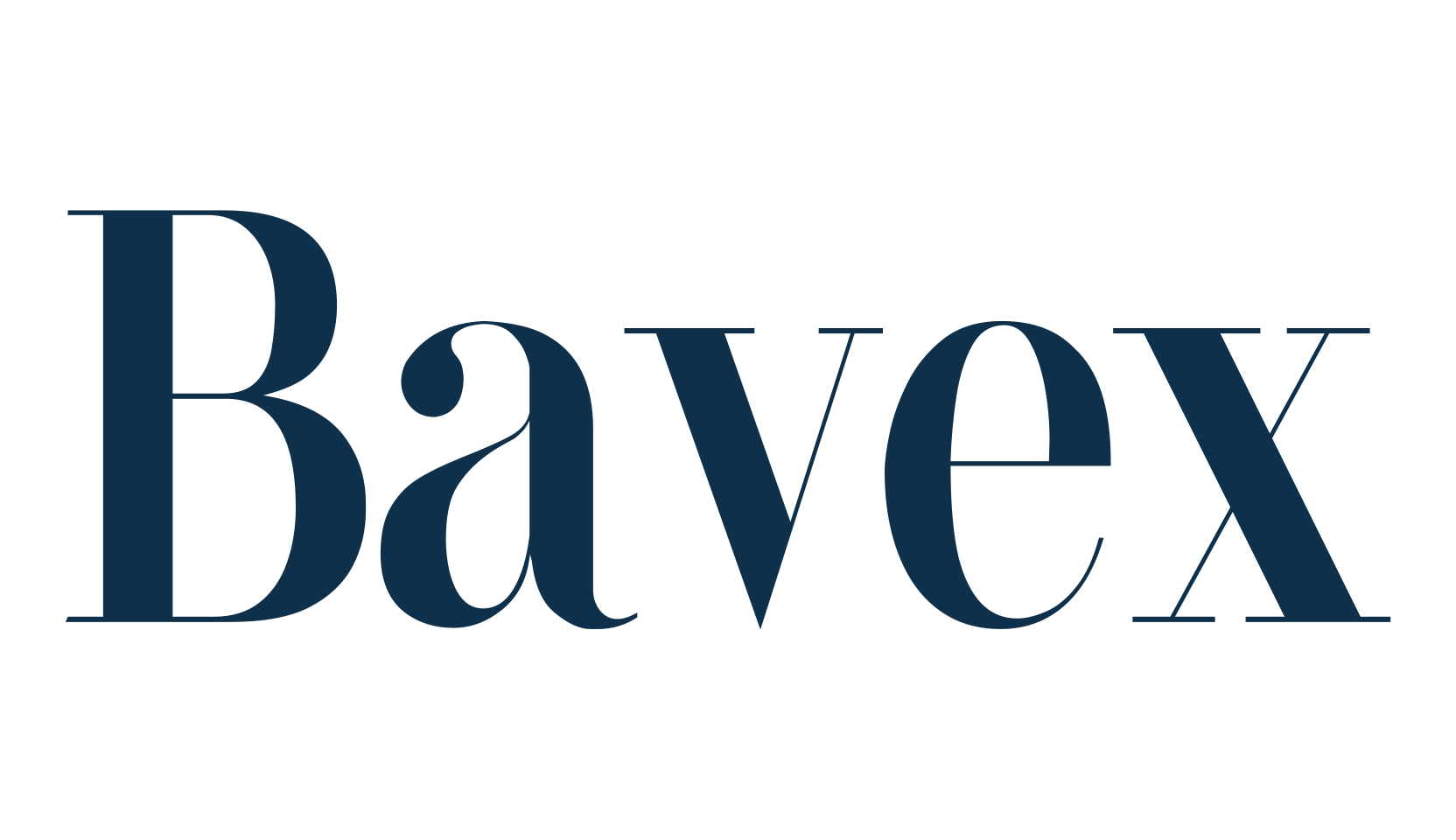 Bavex, basic serif font preview