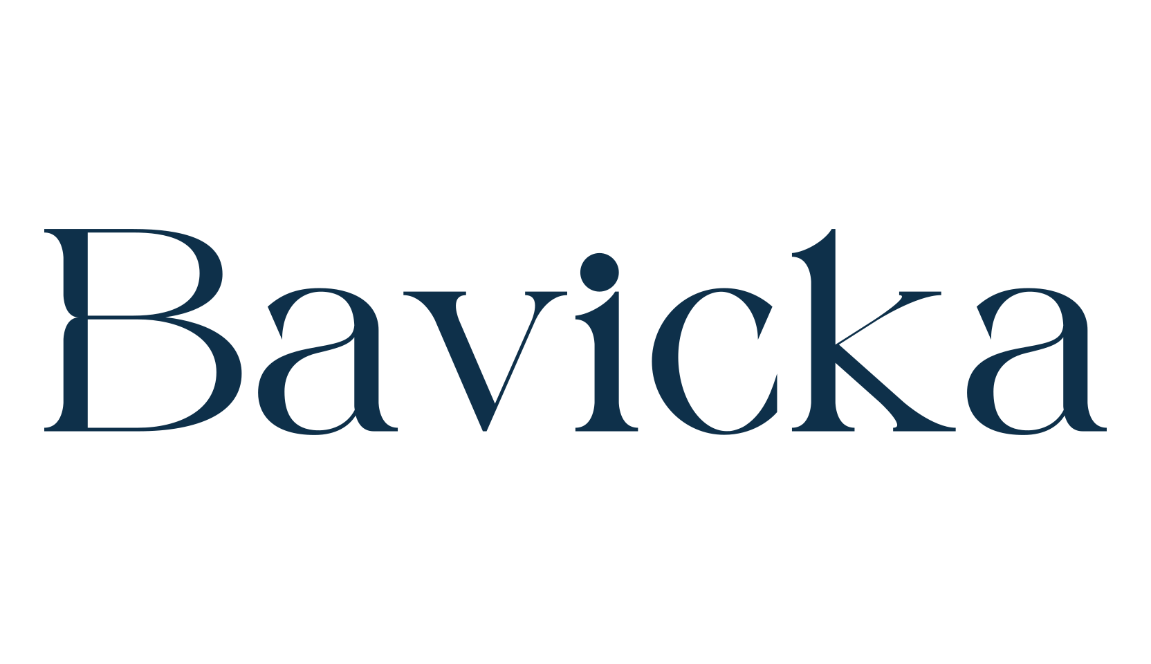 Bavicka, basic serif font preview