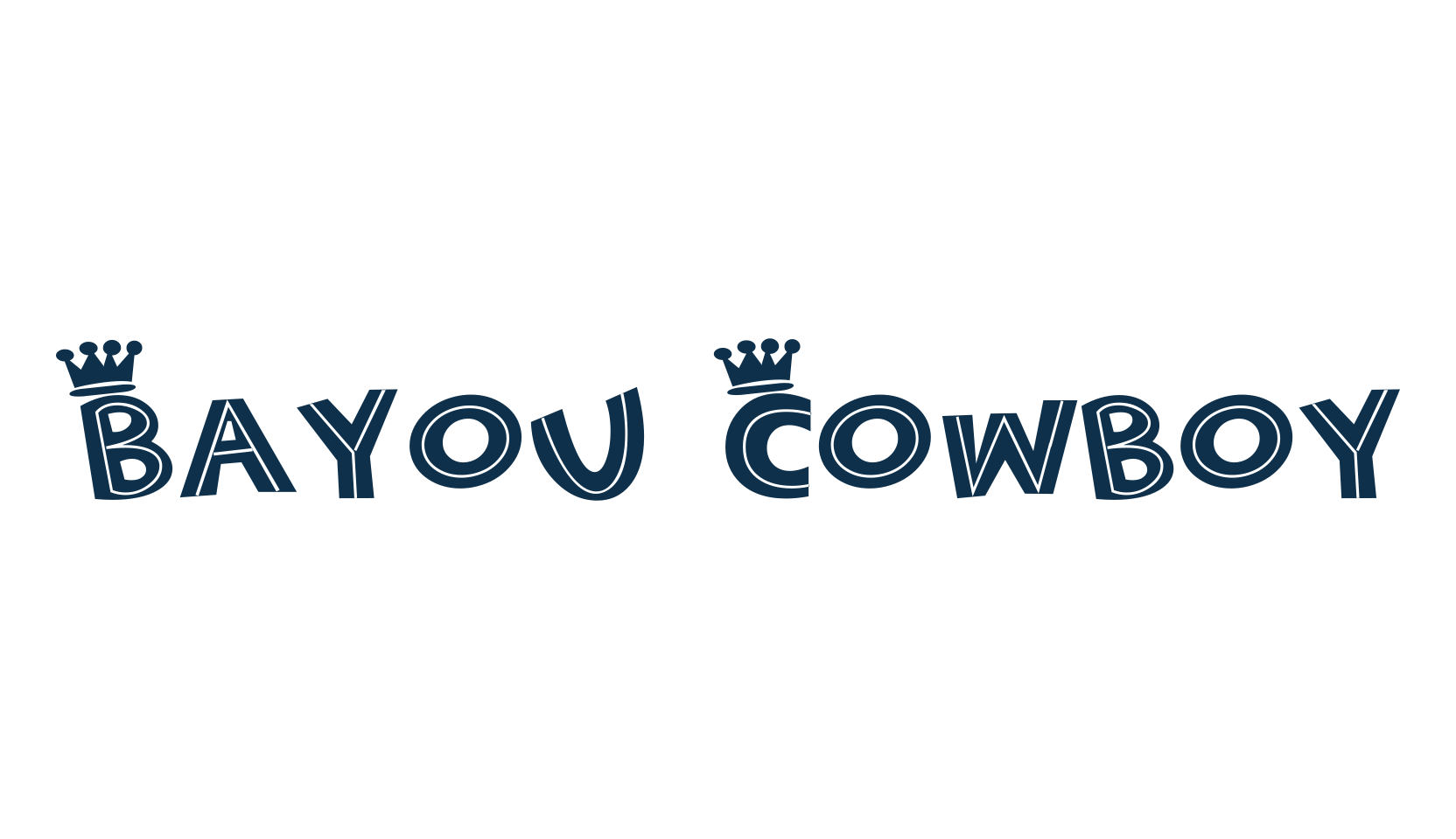 Bayou Cowboy, fancy decorative font preview