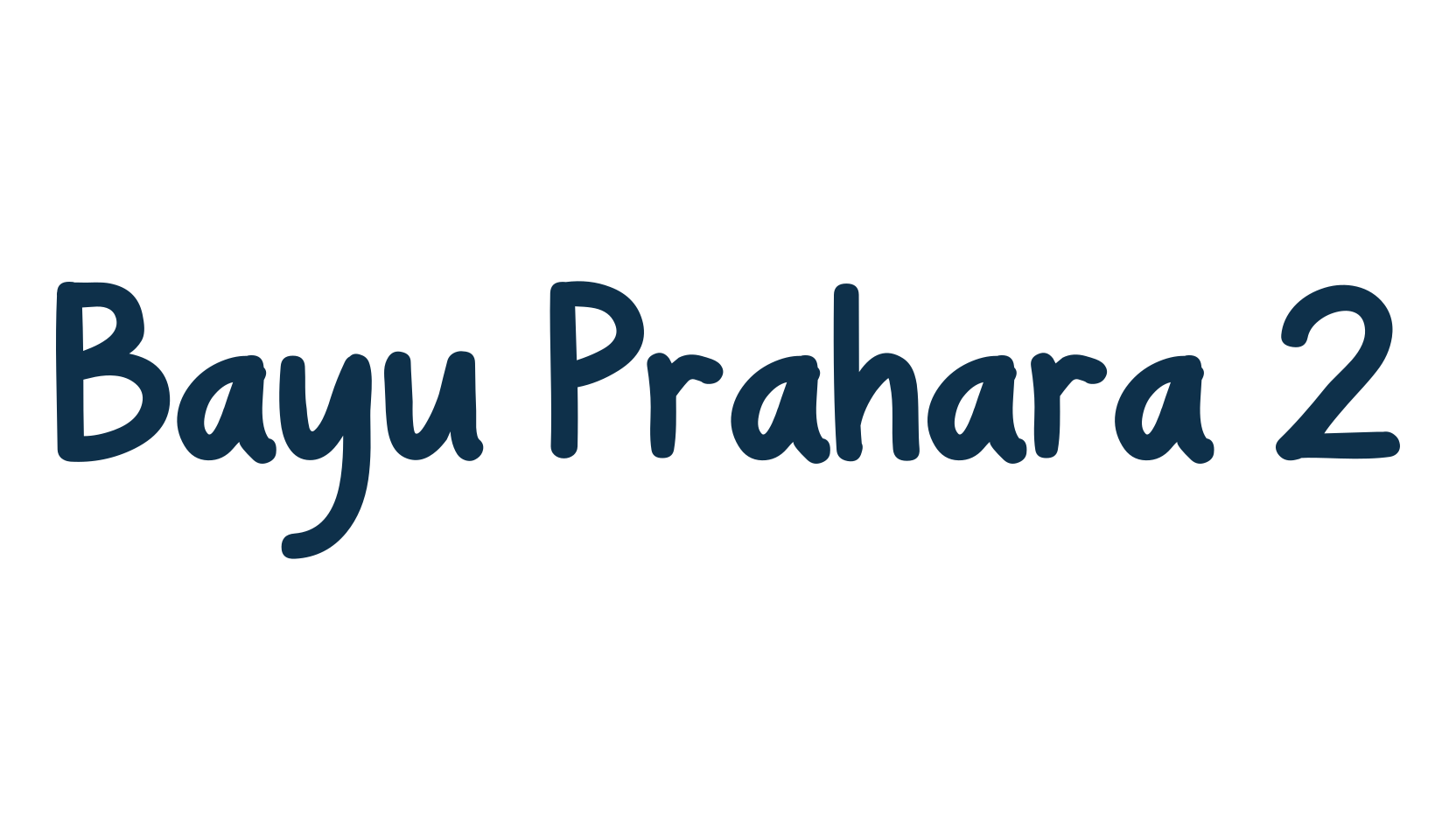 Bayu Prahara 2, script handwritten fancy decorative calligraphy font preview