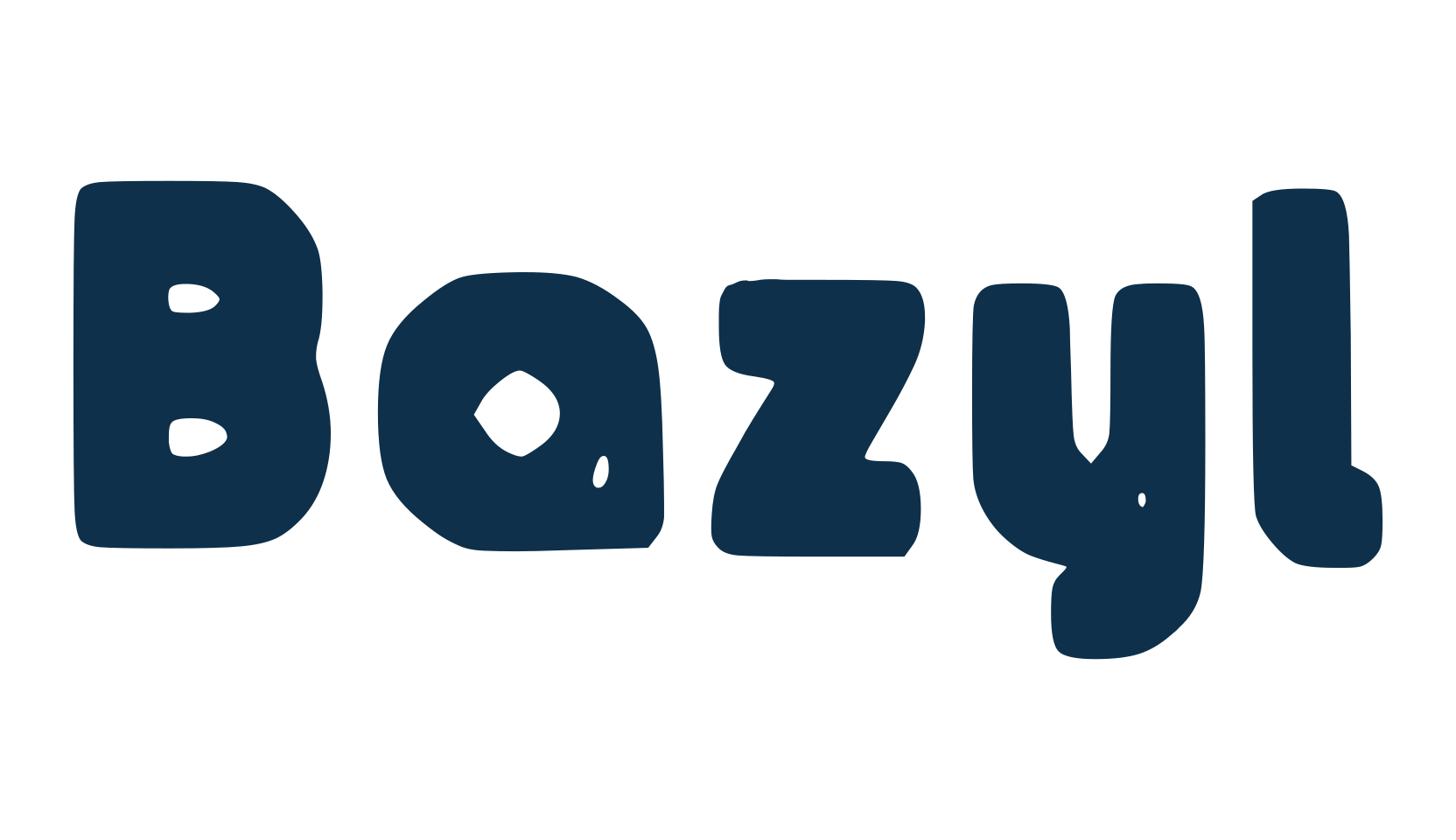 Bazyl, fancy eroded decorative font preview