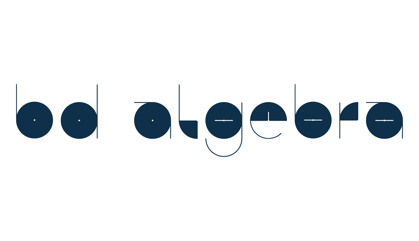 BD Algebra, fancy various decorative font preview
