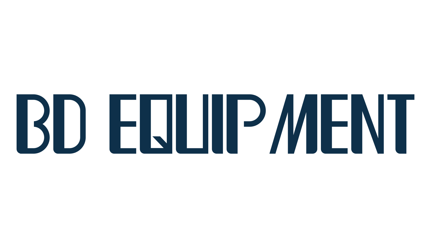 BD Equipment, various font preview