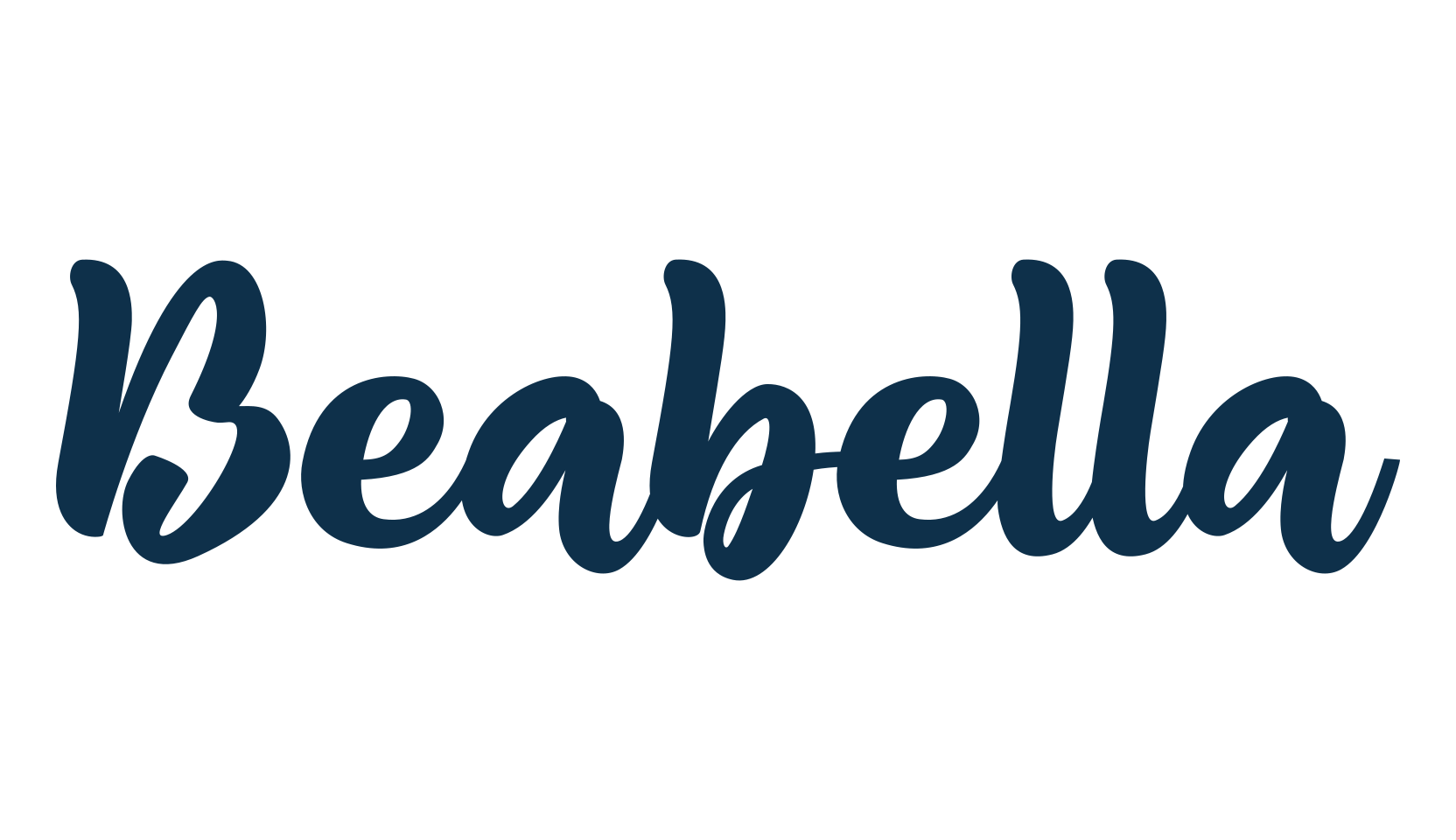 Beabella, fancy decorative font preview