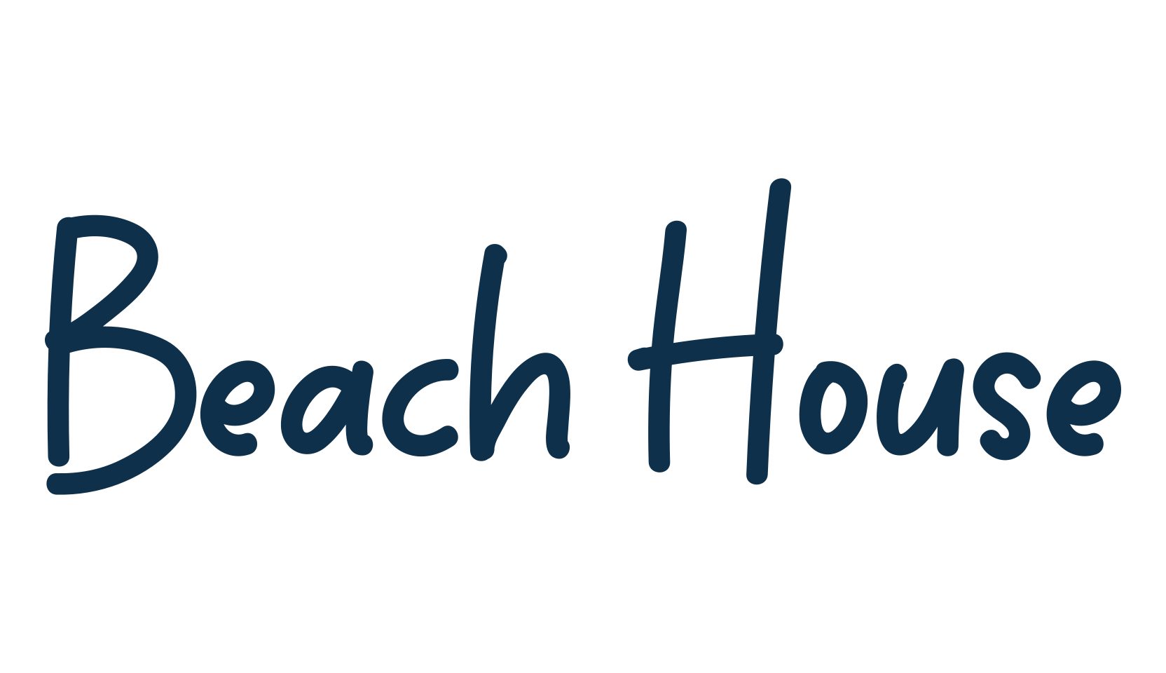Beach House, script handwritten fancy decorative calligraphy font preview