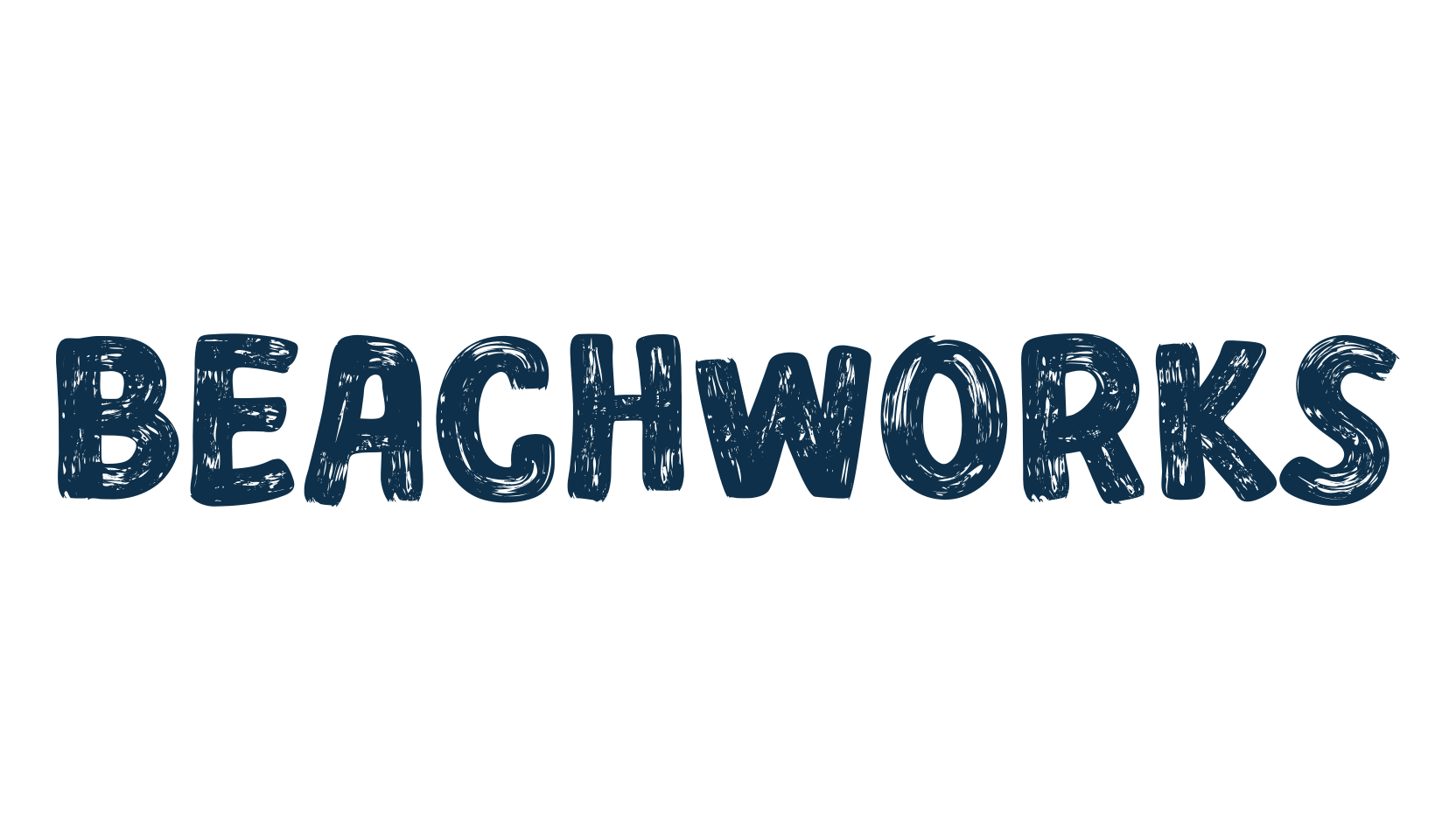 Beachworks, brush font preview