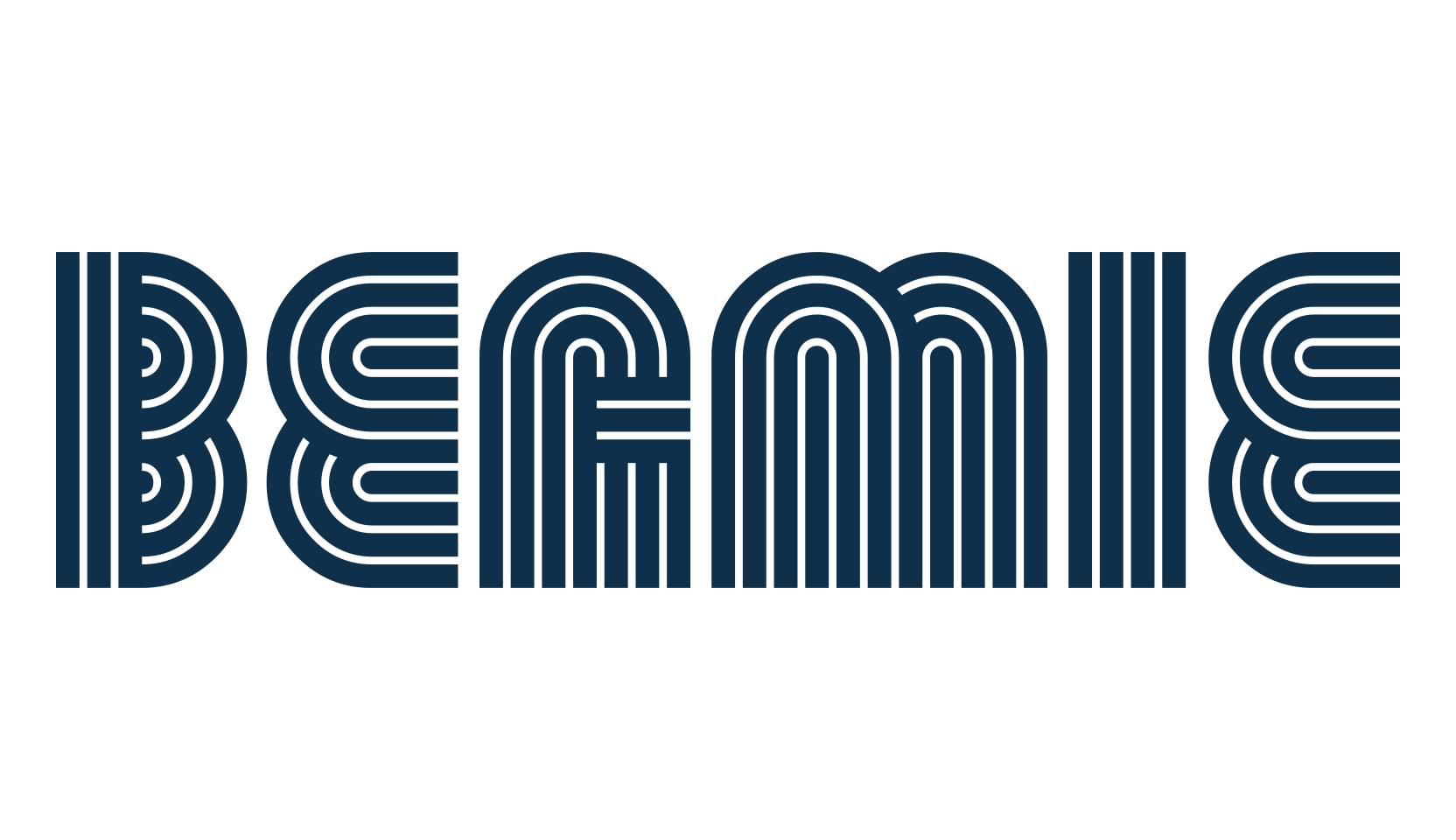 Beamie, fancy groovy decorative font preview