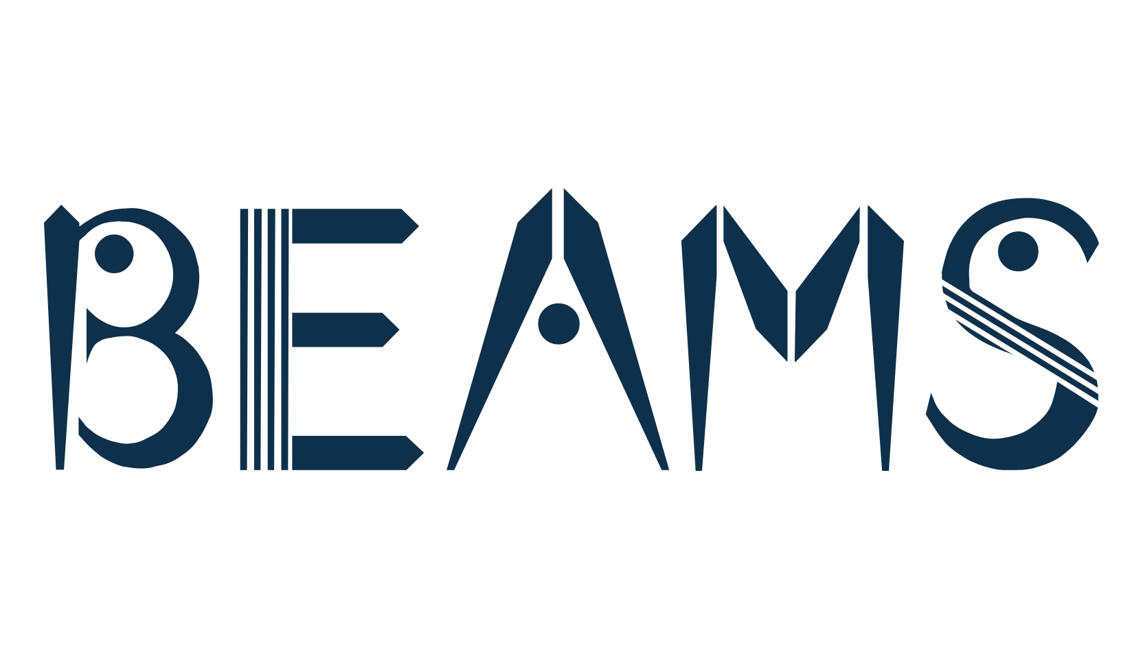 Beams (beams2), fancy decorative font preview