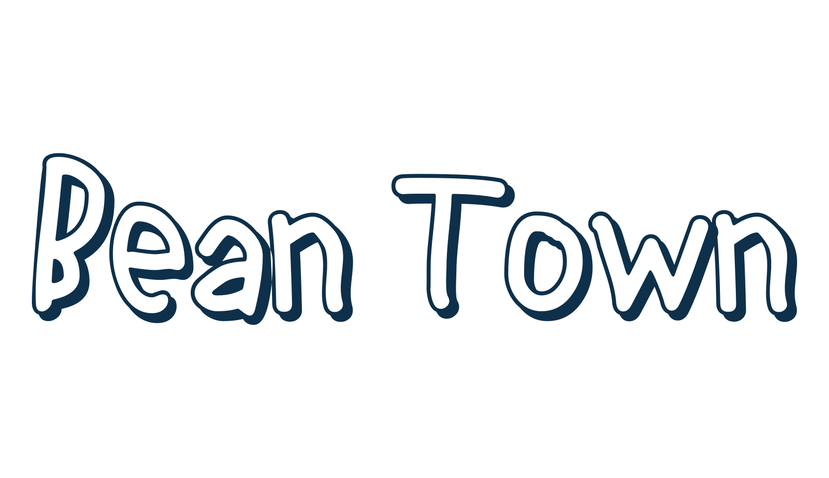 Bean Town, display market font preview