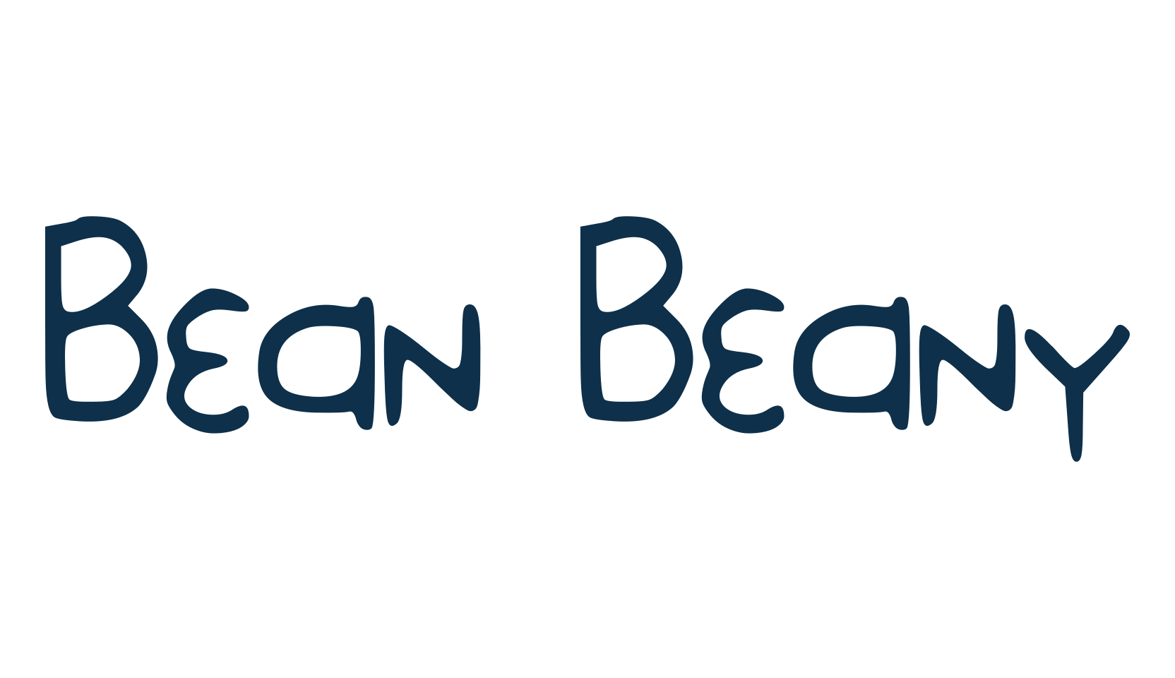 Bean Beany, handwriting font preview