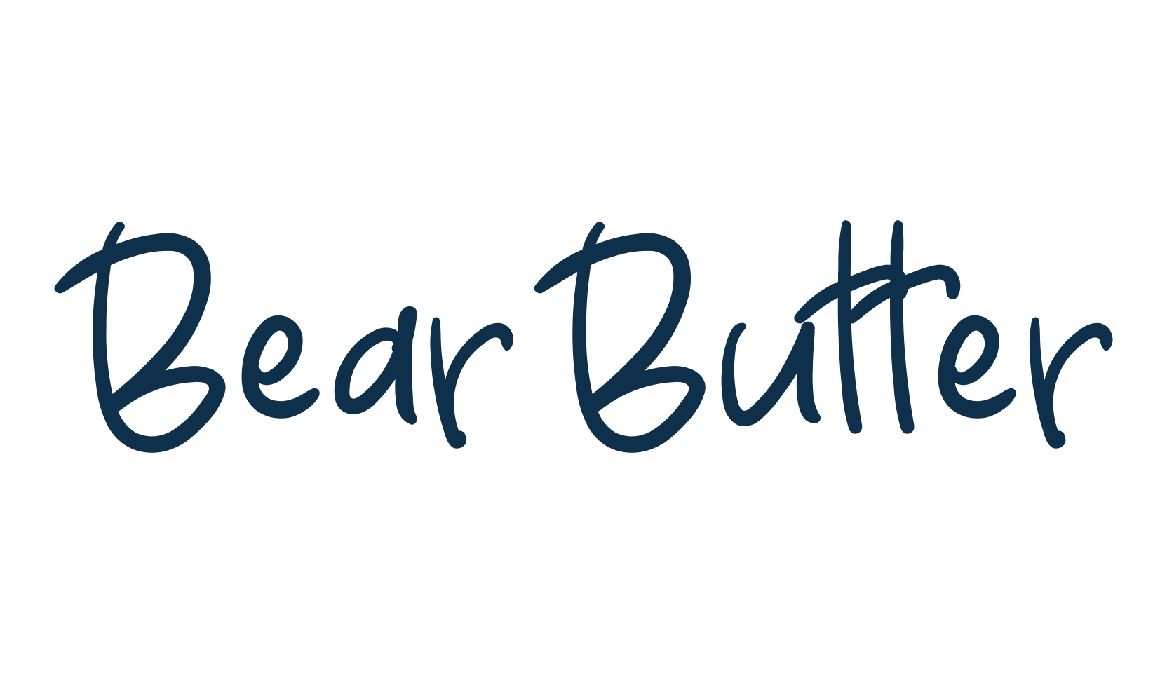 Bear Butter, script handwritten fancy decorative calligraphy font preview