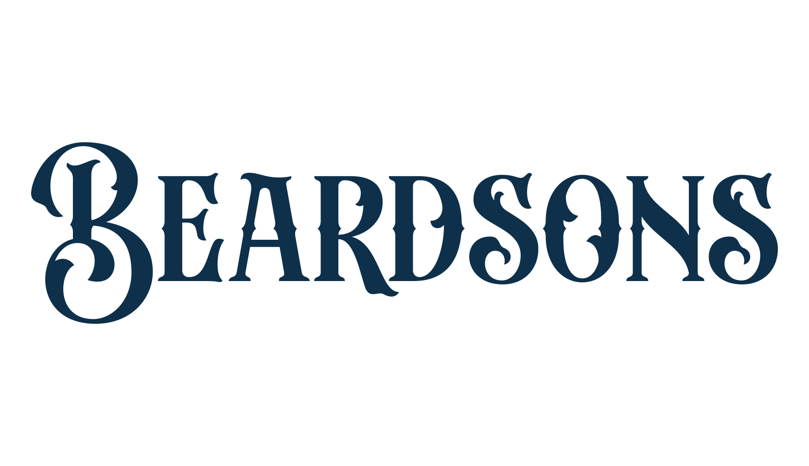 Beardsons, fancy retro decorative font preview