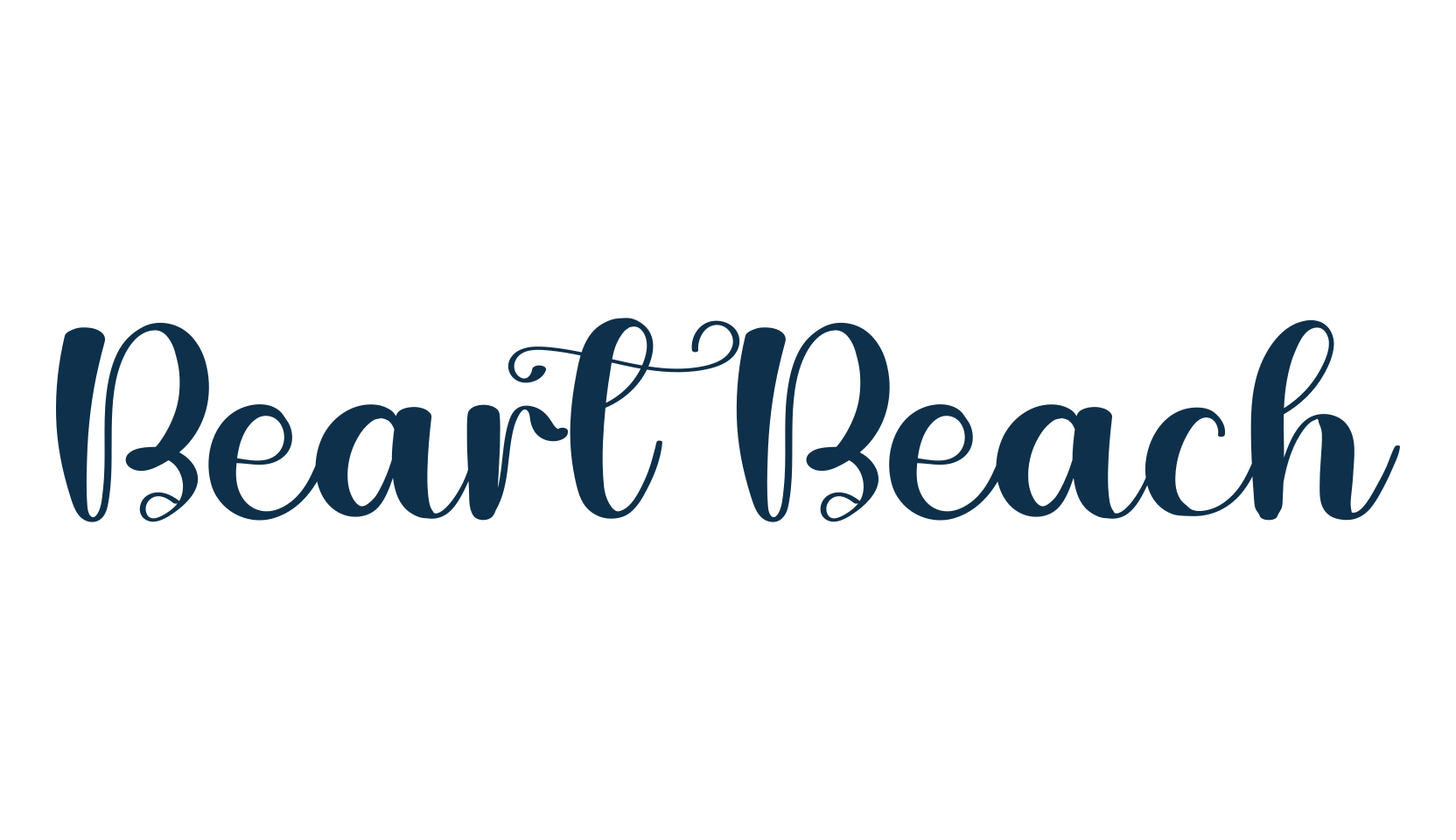 Beart Beach, script calligraphy fancy decorative font preview