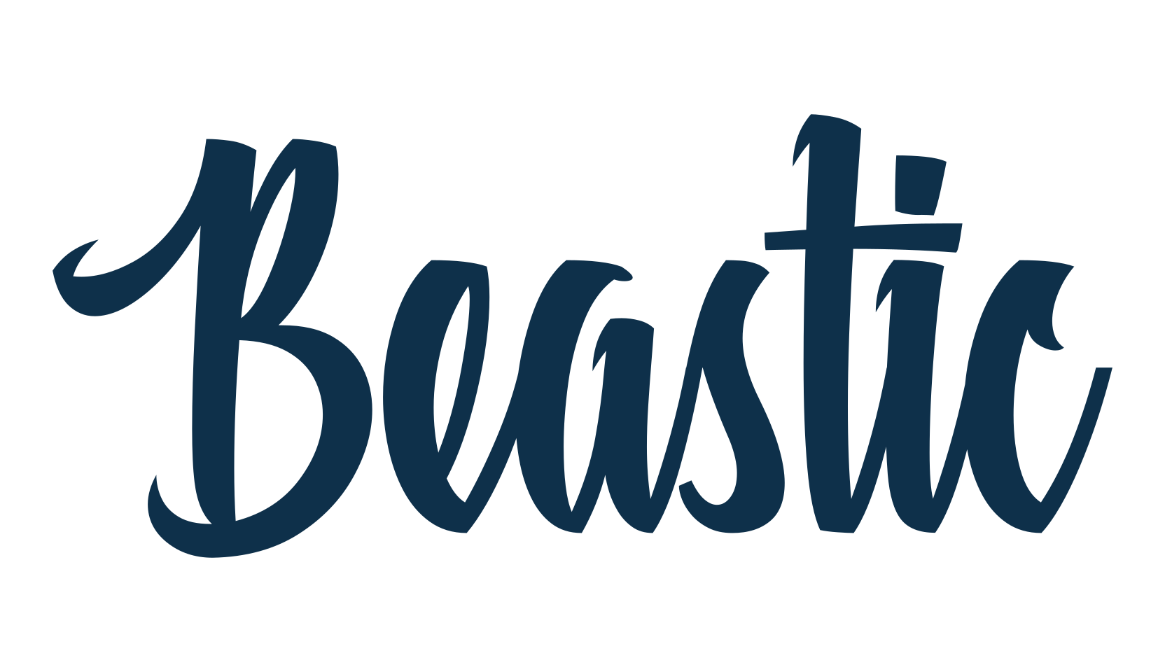 Beastic, fancy various decorative script calligraphy font preview