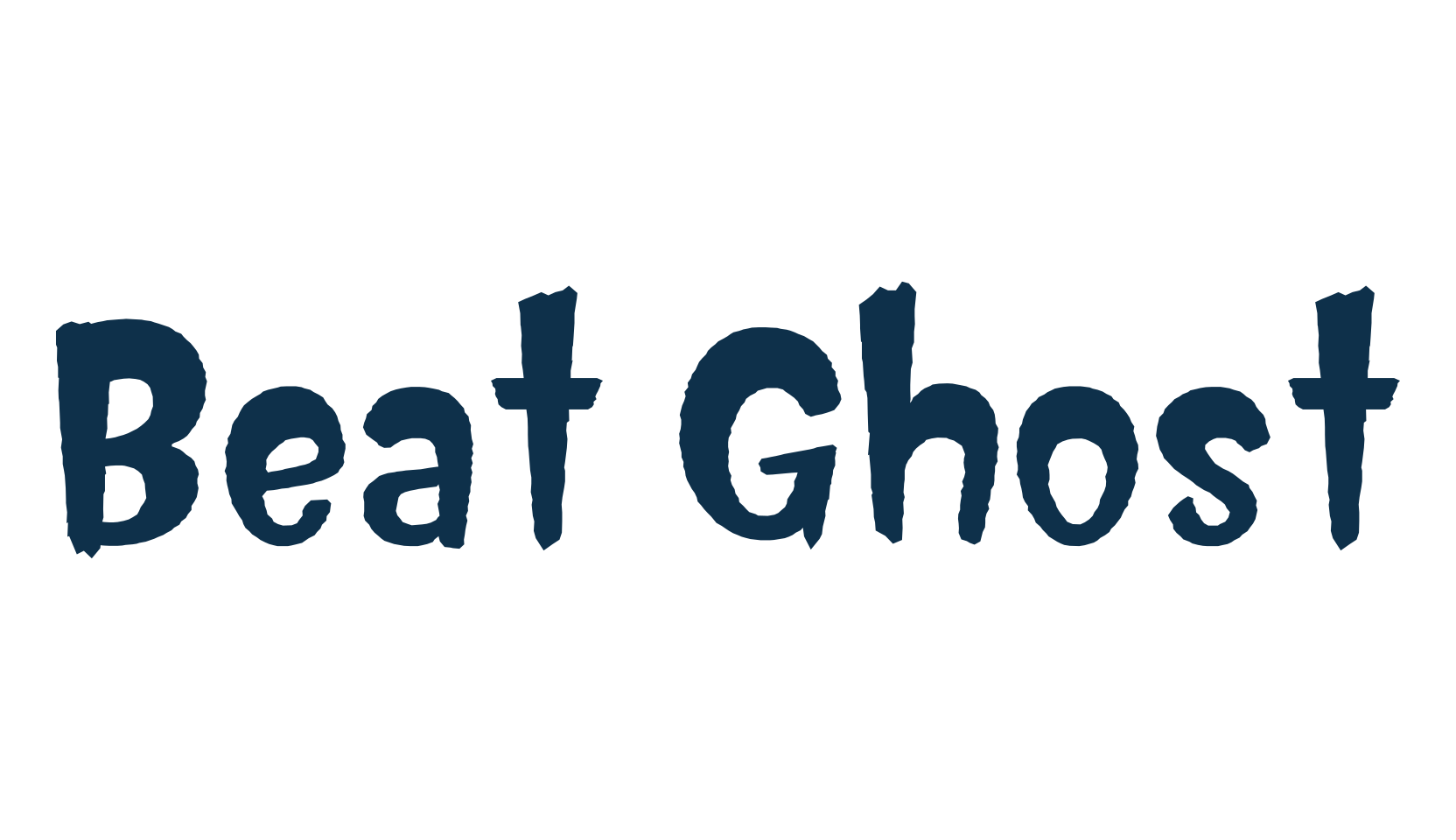 Beat Ghost, fancy decorative font preview