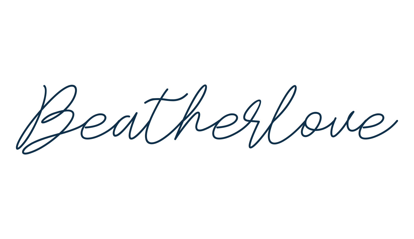 Beatherlove, script handwritten fancy decorative calligraphy font preview