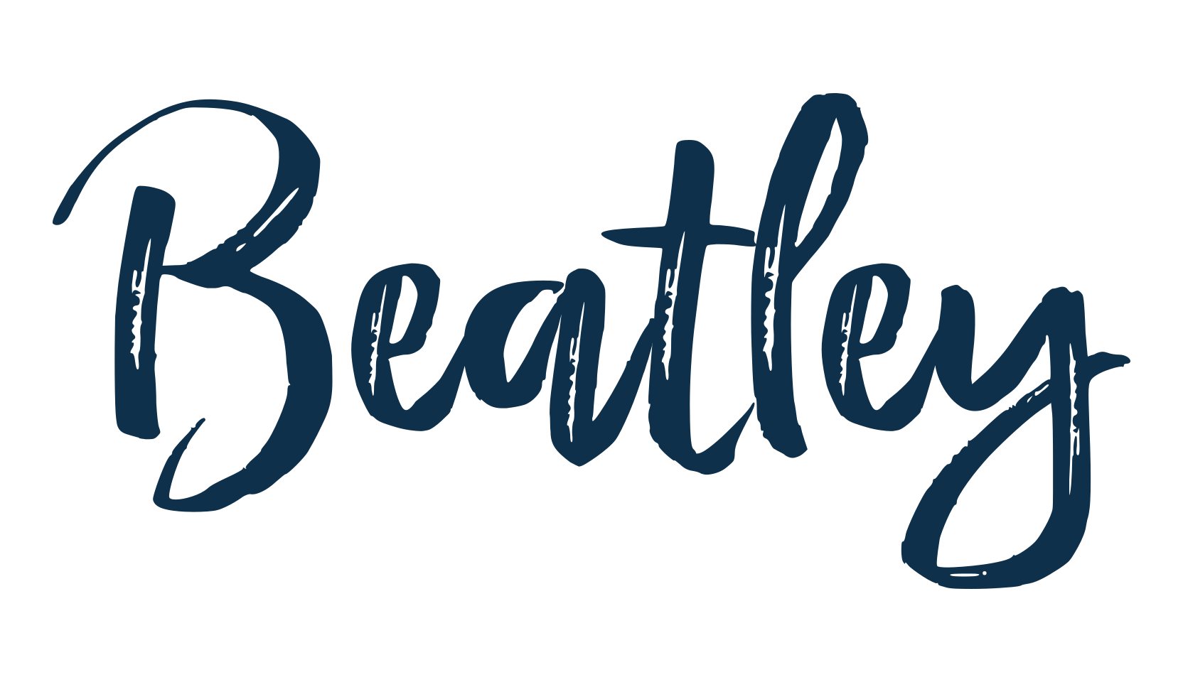 Beatley, script brush fancy decorative calligraphy font preview