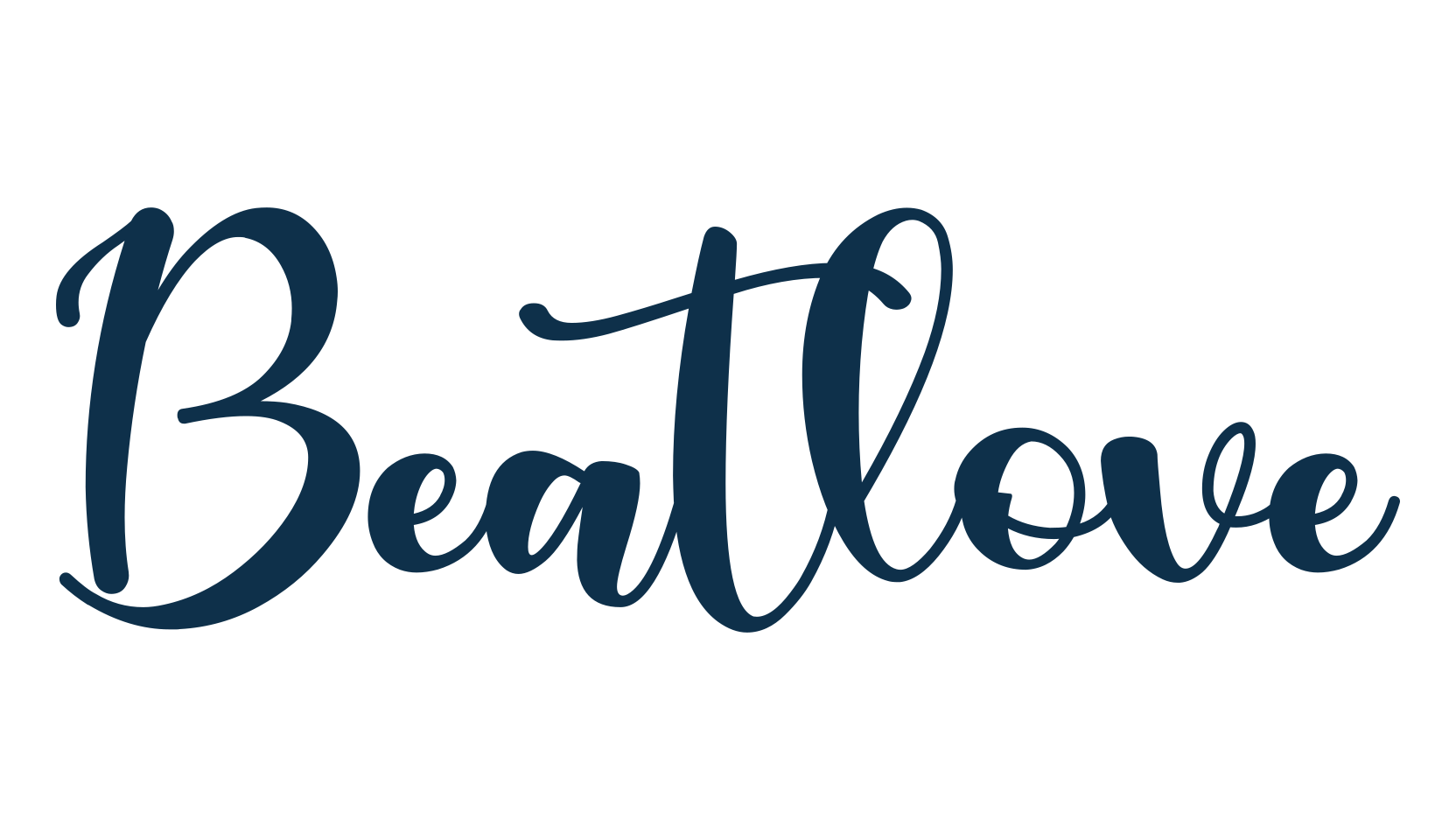 Beatlove, script calligraphy fancy decorative font preview