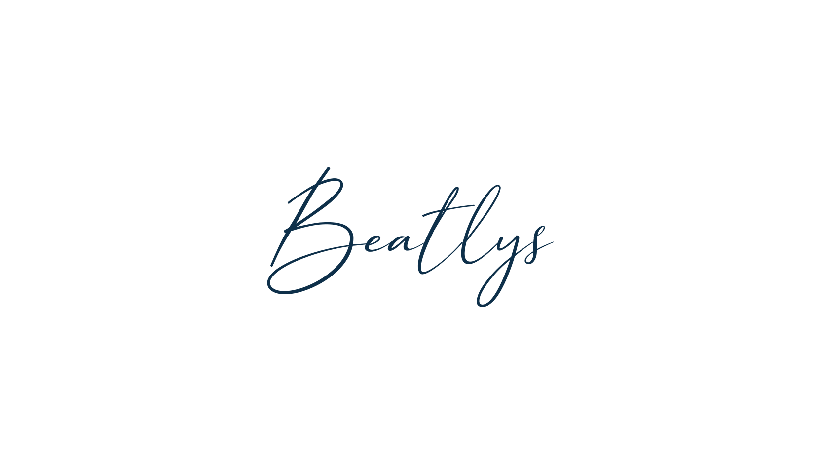 Beatlys, handwriting font preview