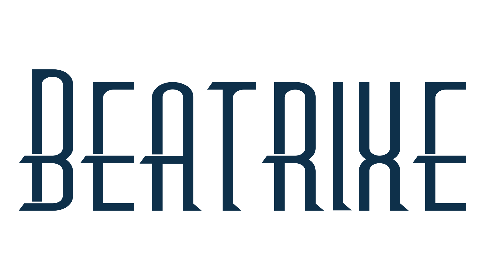 Beatrixe, retro font preview
