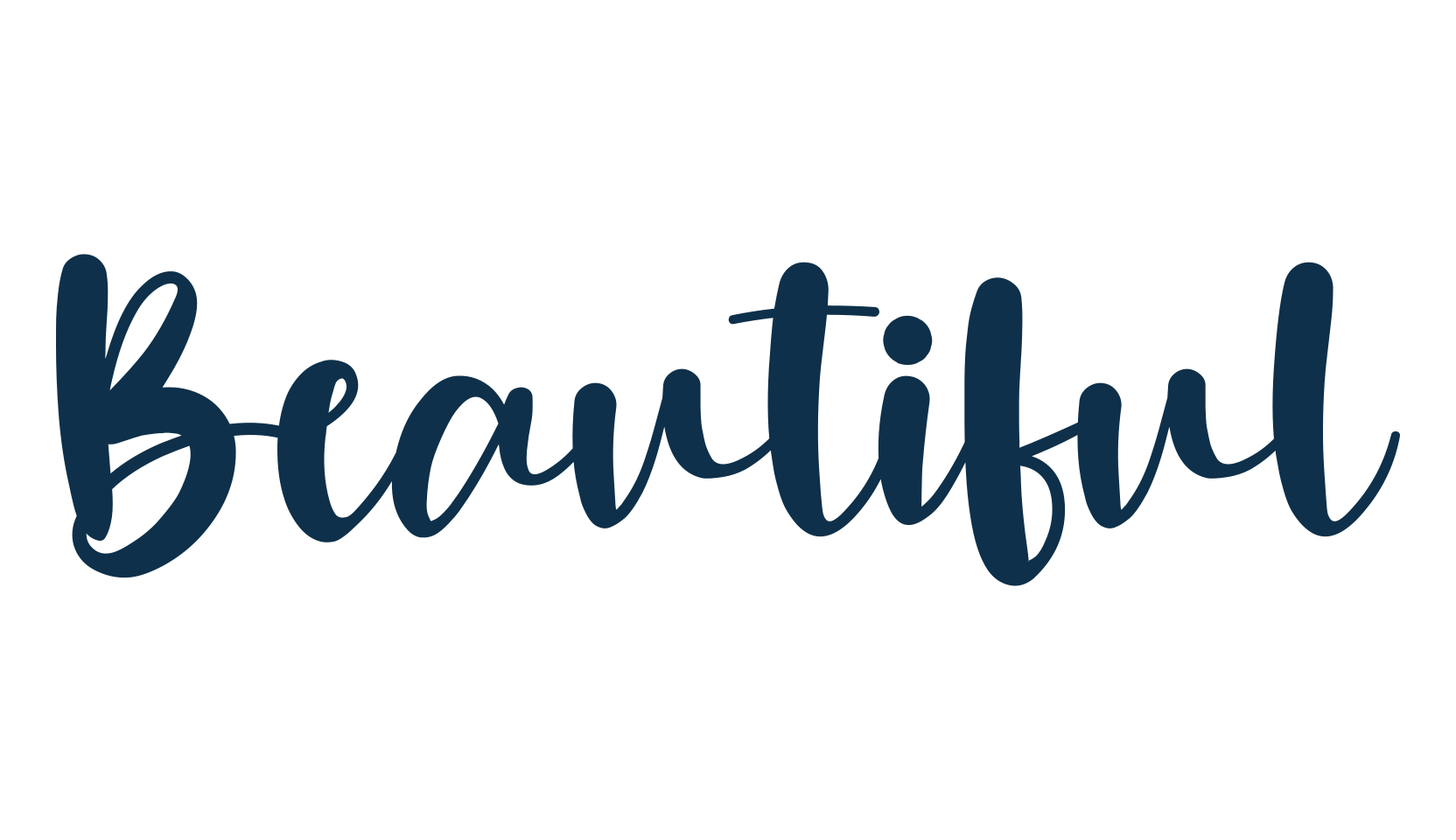 Beautiful (beautiful-7), fancy various decorative script calligraphy font preview