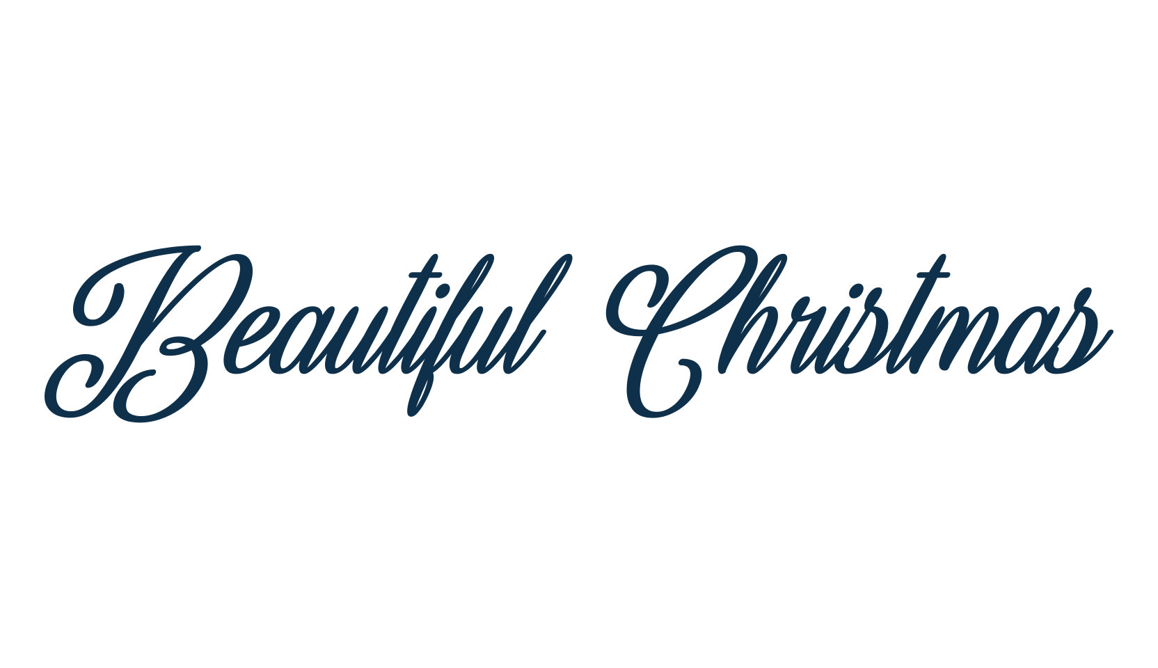 Beautiful Christmas (beautiful-christmas), script calligraphy fancy decorative font preview