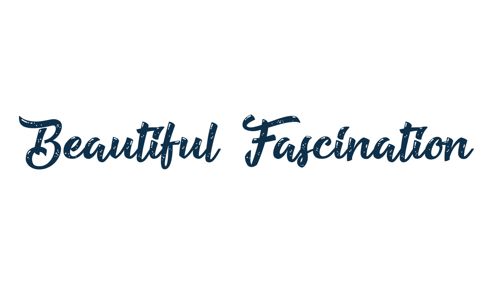 Beautiful Fascination, fancy various decorative script calligraphy font preview