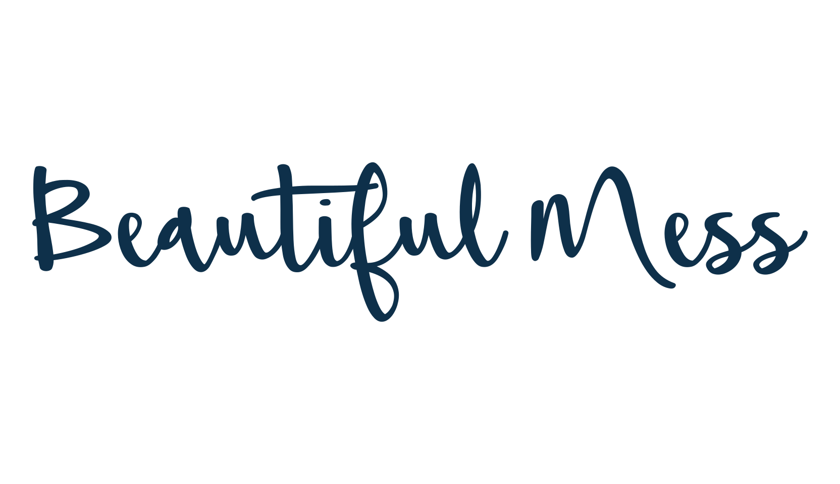 Beautiful Mess, various font preview