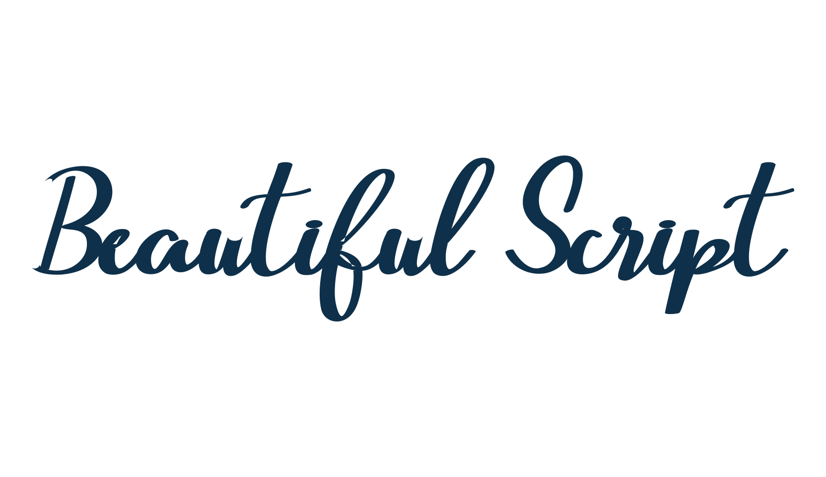 Beautiful Script, script calligraphy fancy decorative font preview