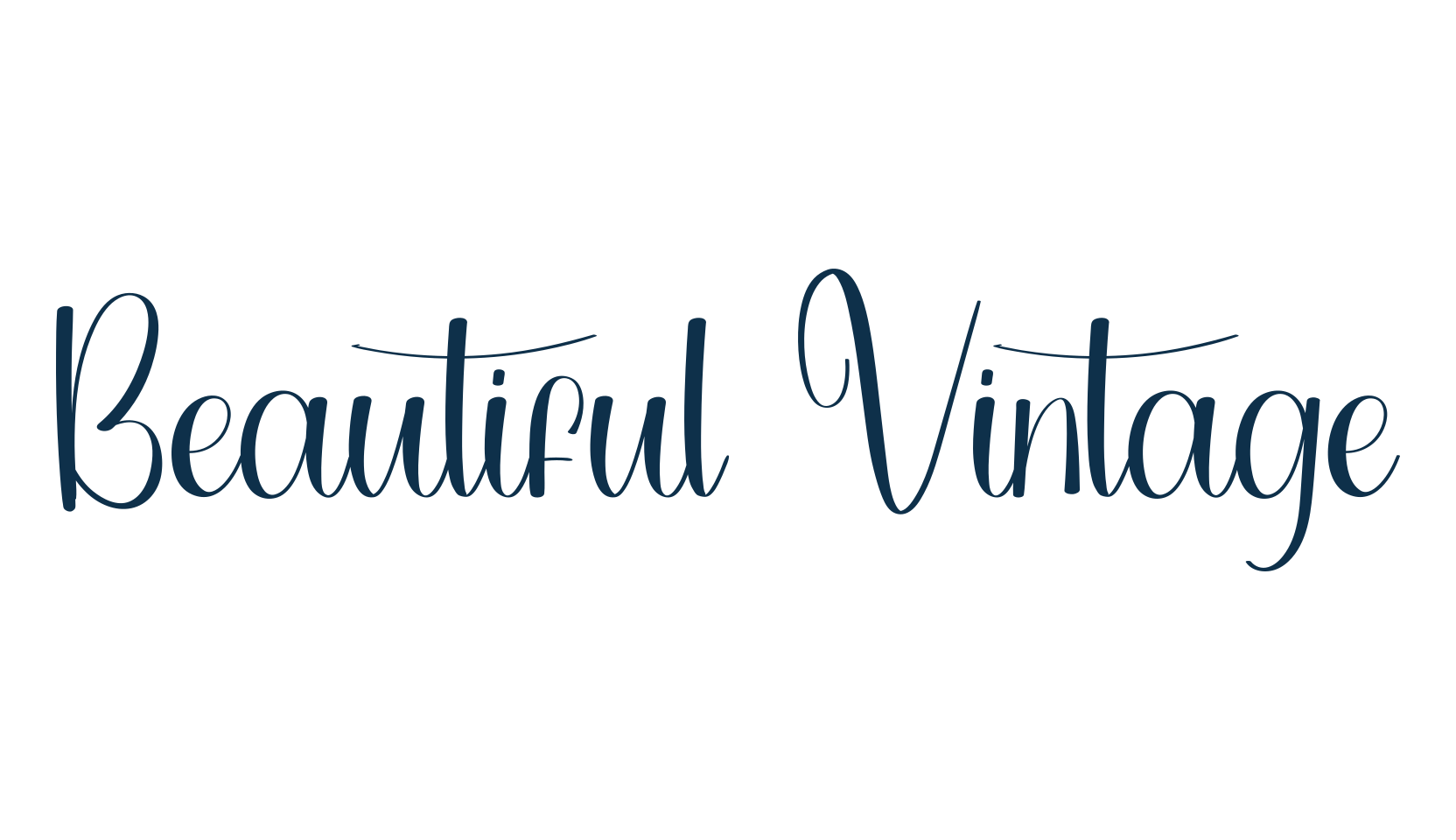 Beautiful Vintage, script handwritten fancy decorative calligraphy font preview