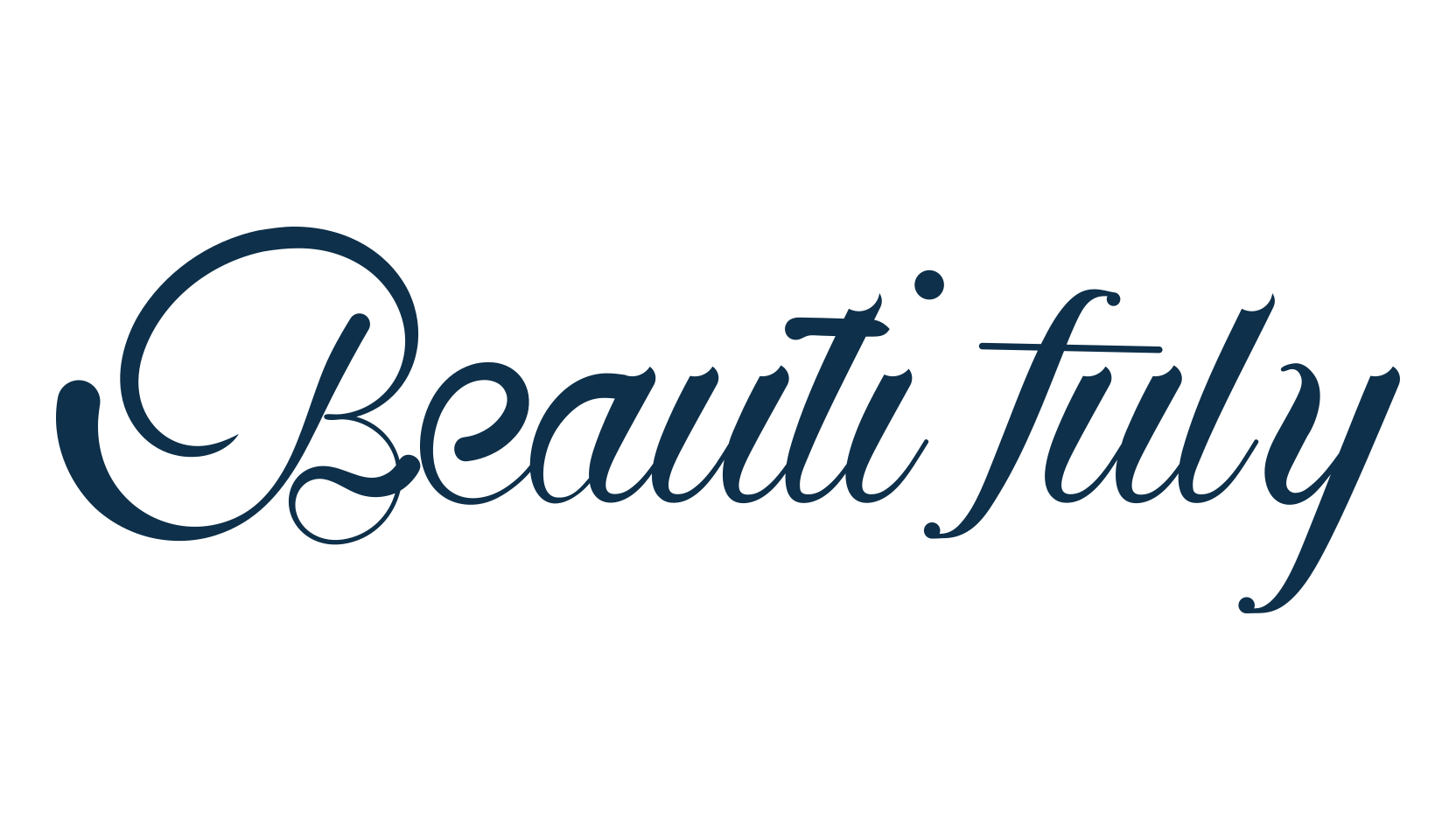 Beautifuly, various font preview