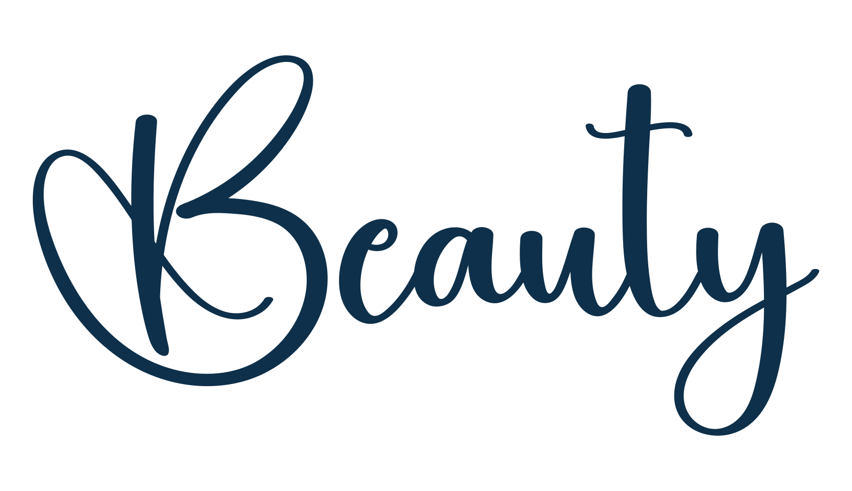 Beauty (beauty-10), calligraphy font preview