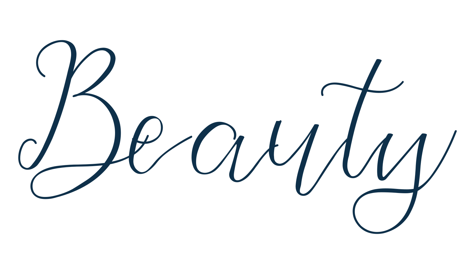 Beauty (beauty-3), calligraphy font preview