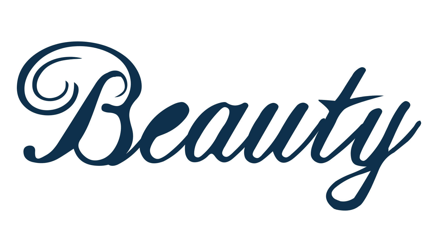 Beauty (beauty-4), fancy various decorative script calligraphy font preview
