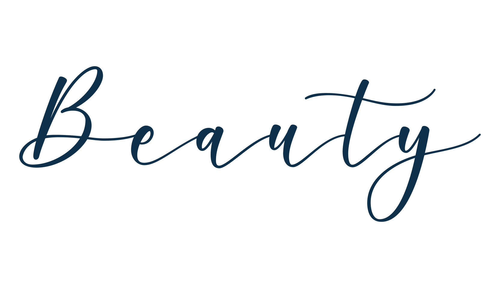 Beauty (beauty-7), calligraphy font preview