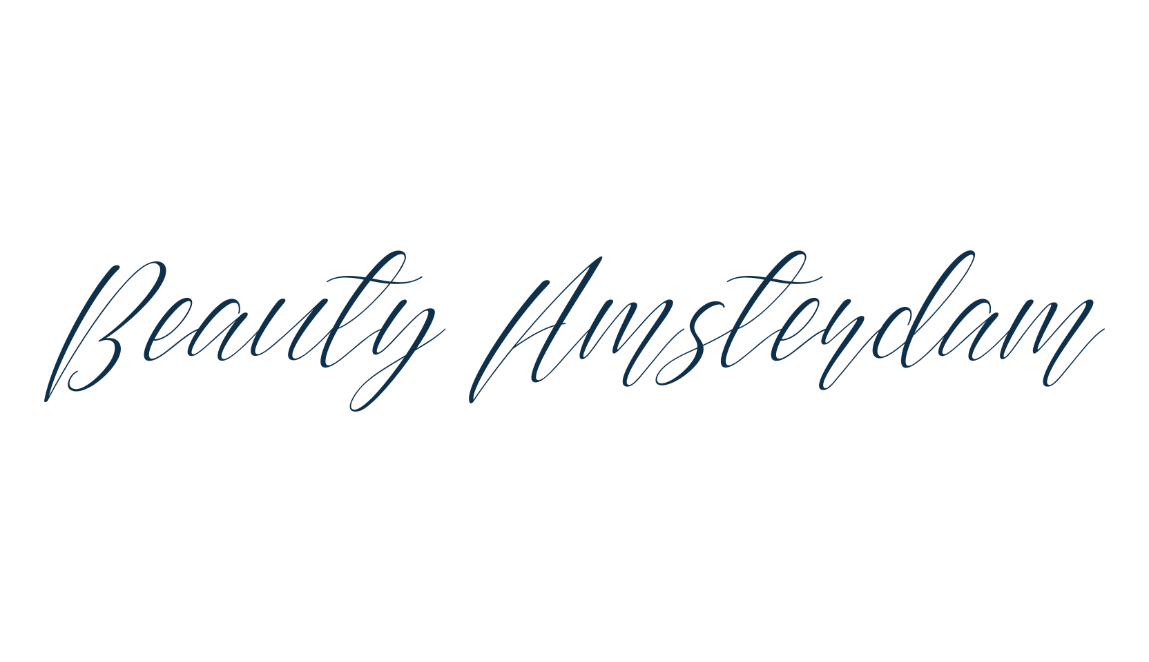 Beauty Amsterdam, calligraphy font preview