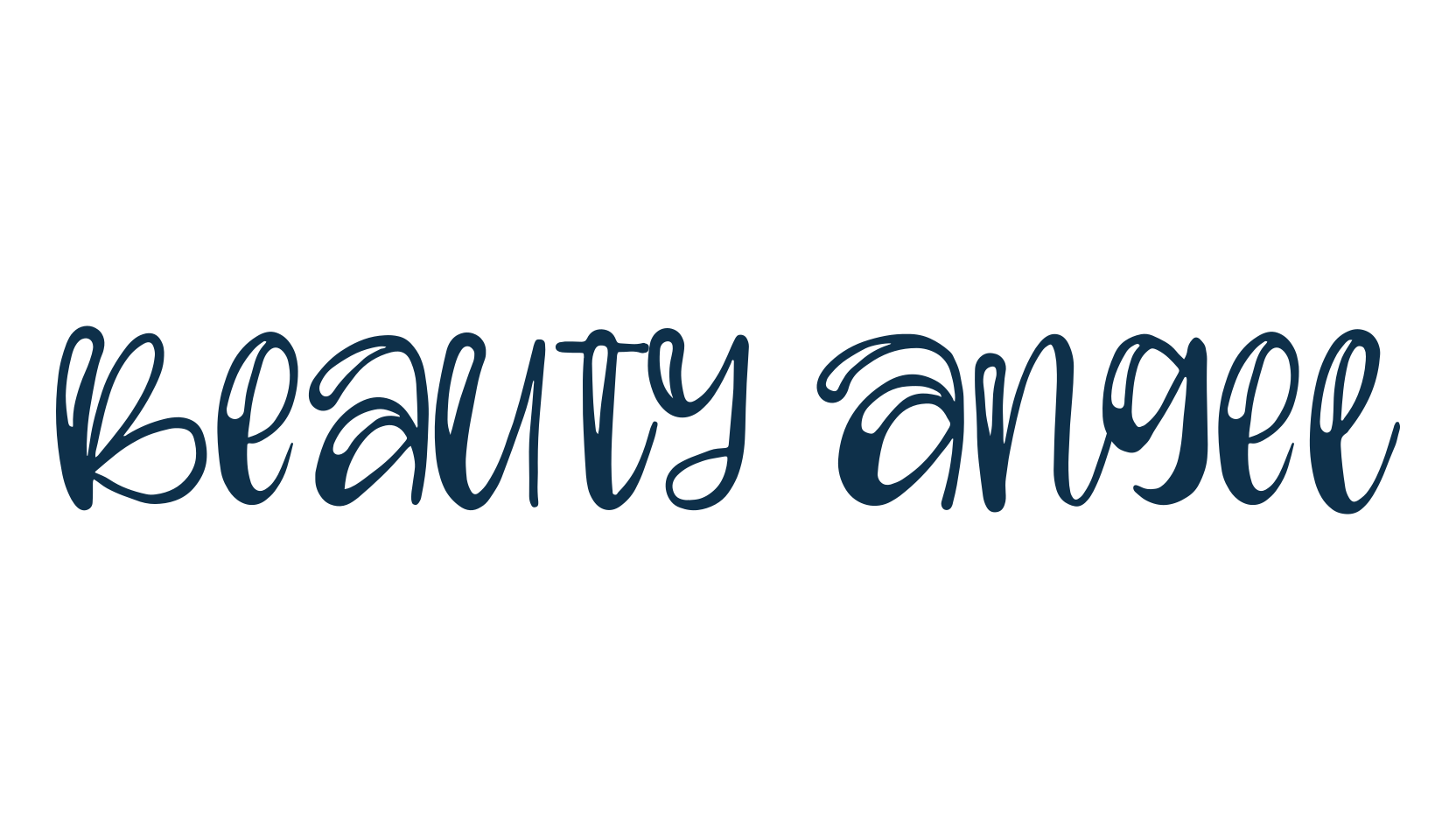 Beauty Angel, cartoon font preview