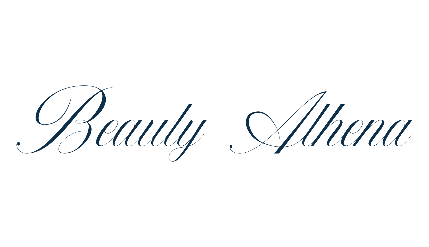 Beauty Athena, script calligraphy fancy decorative font preview