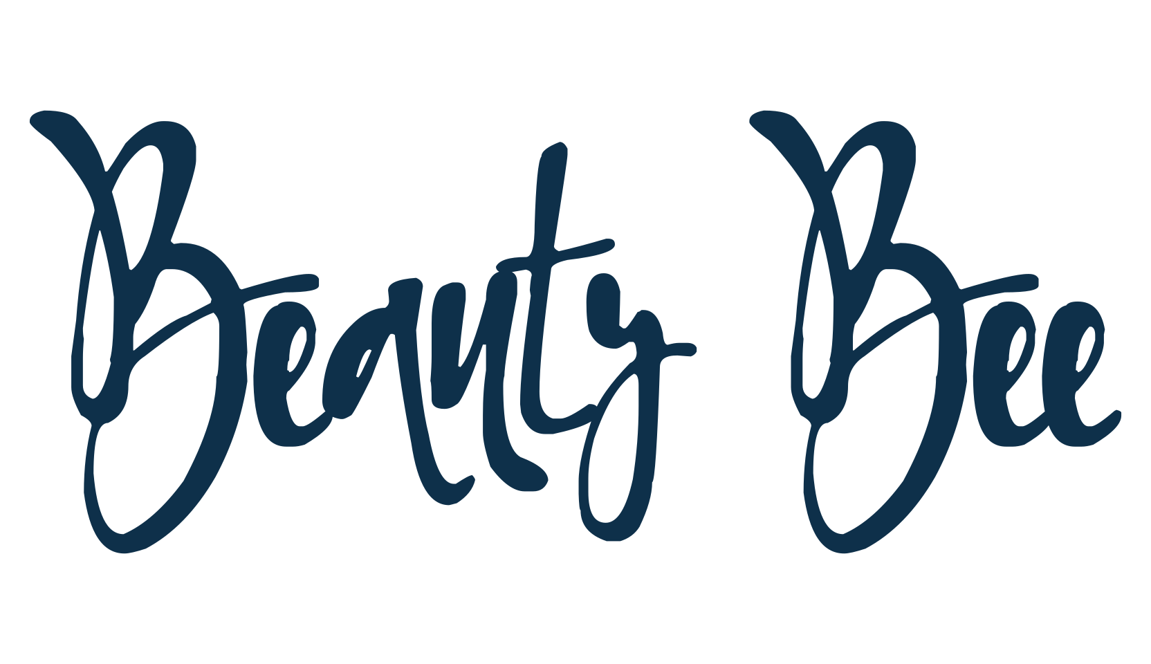 Beauty Bee, script handwritten fancy decorative calligraphy font preview