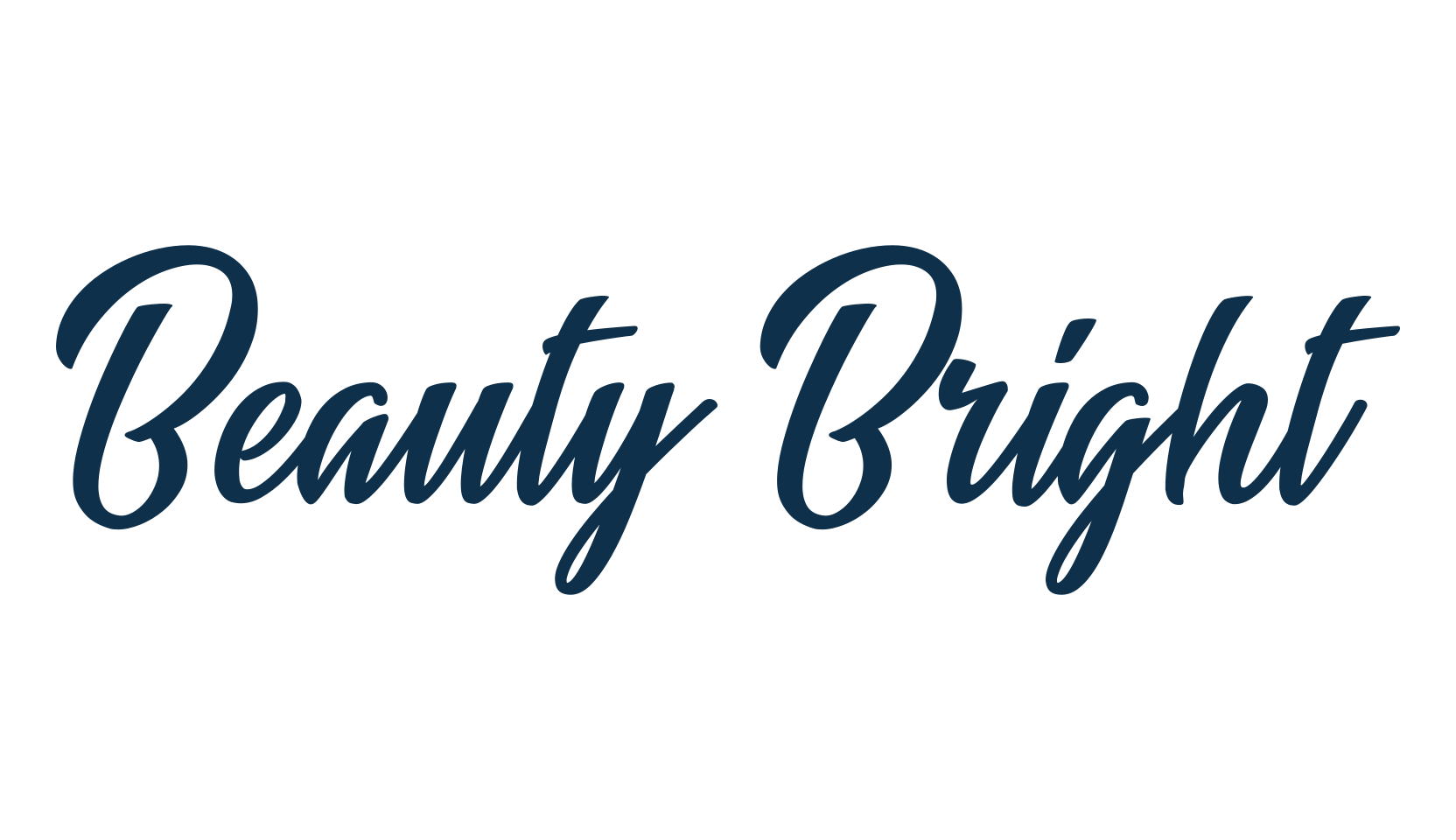 Beauty Bright, script brush fancy decorative calligraphy font preview