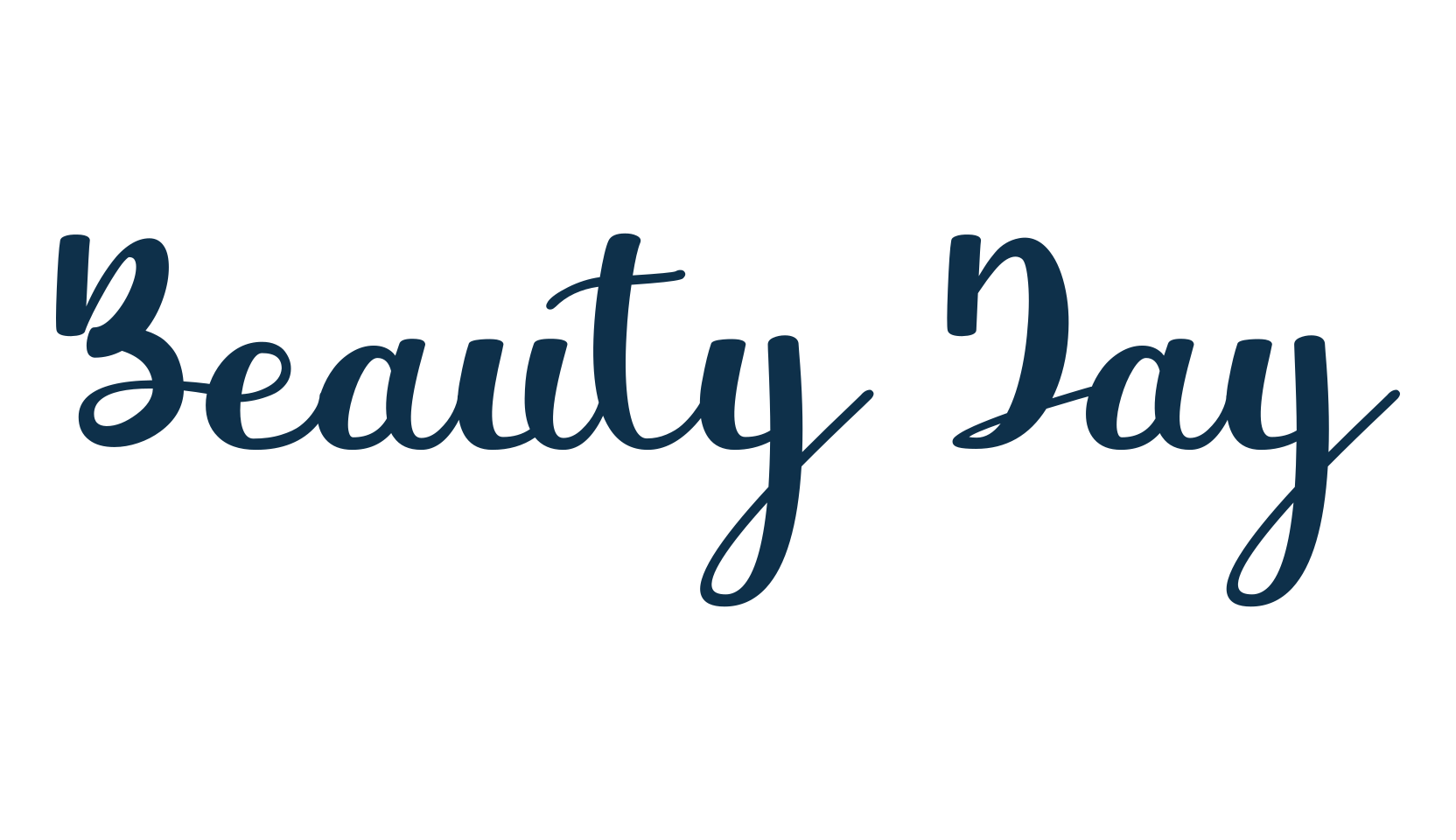 Beauty Day (beauty-day), fancy various decorative script calligraphy font preview