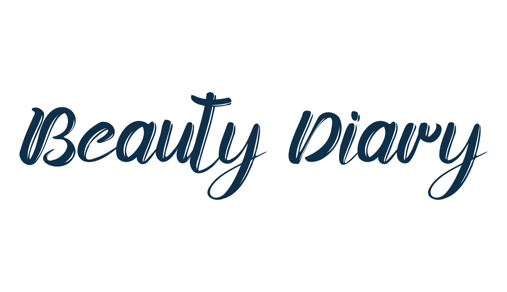 Beauty Diary, brush font preview