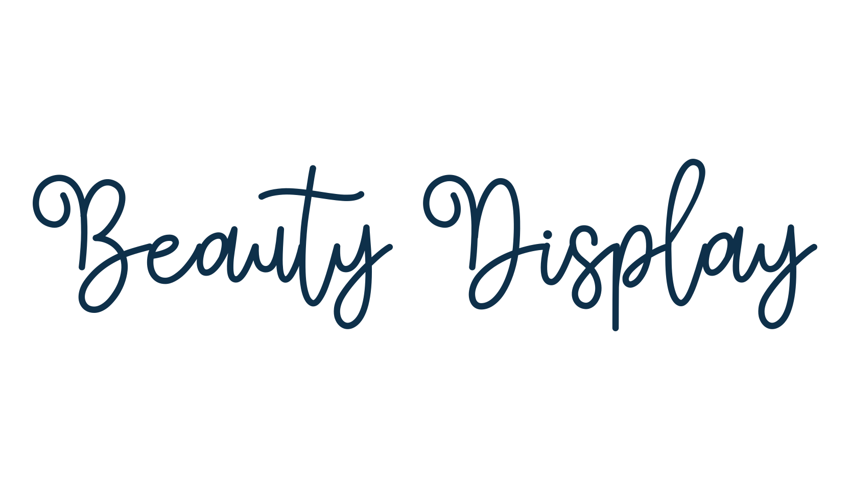 Beauty Display, various font preview